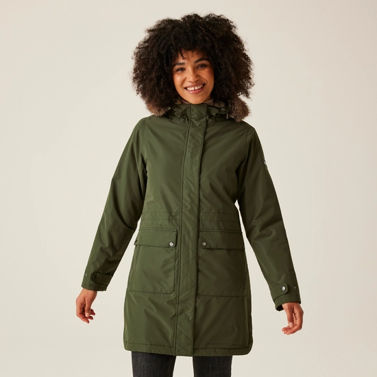 Women's Sabinka II Fur Trim Parka Jacket | Warm Taupe