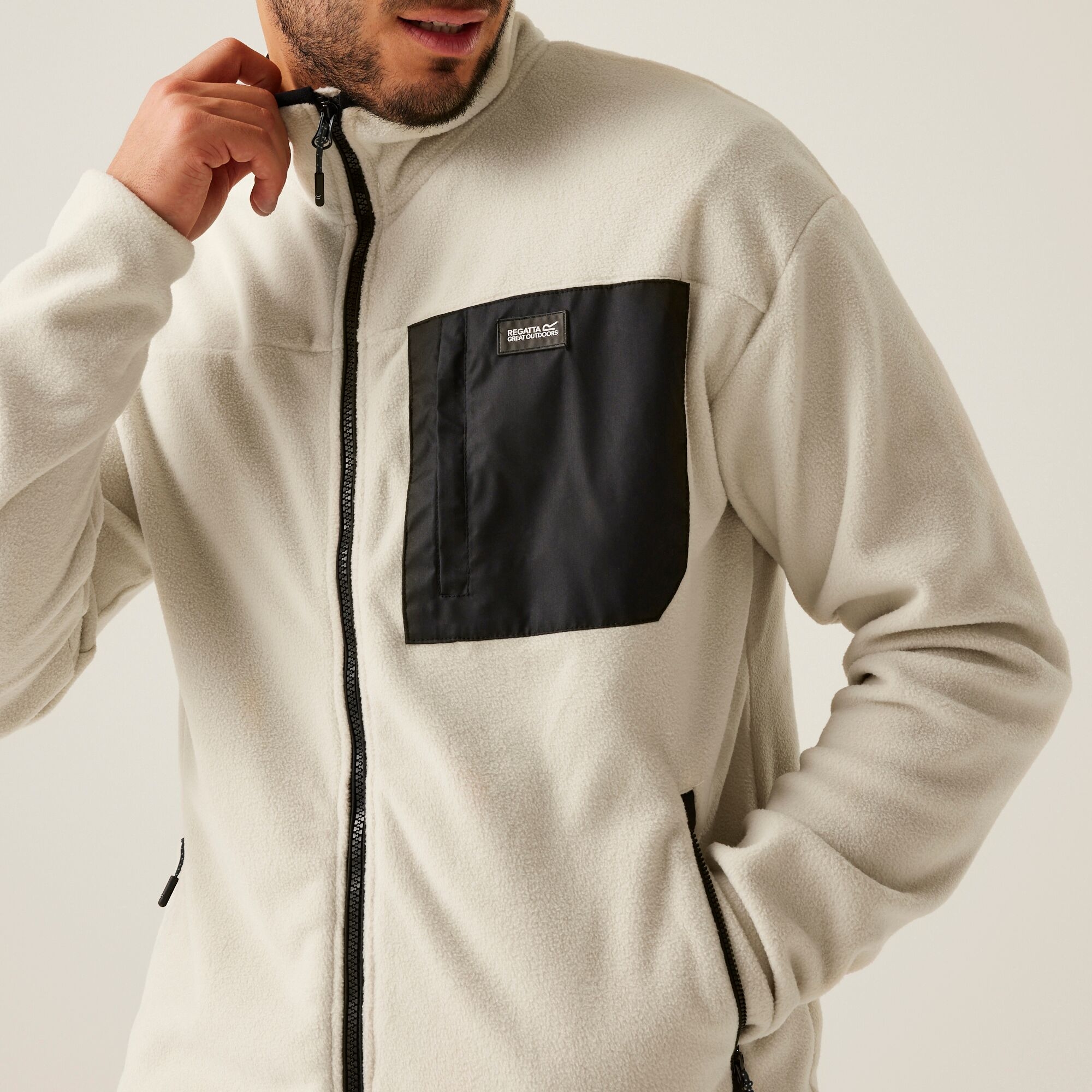 Men's Frankie Full Zip Fleece | Moonstruck