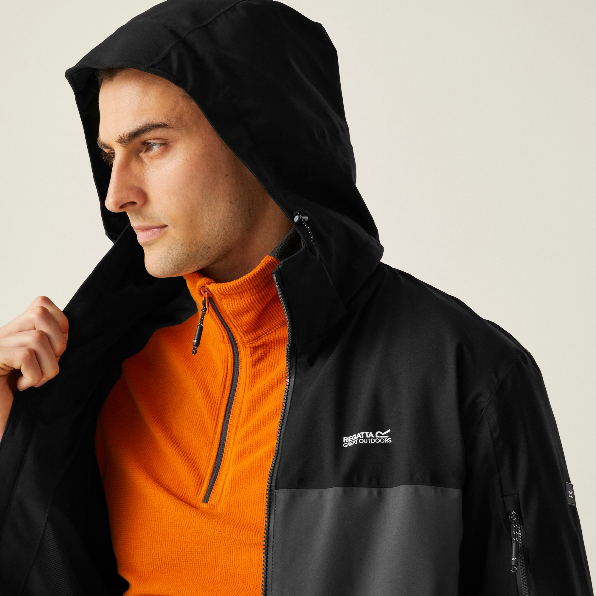Men's Bosfield III Waterproof Jacket | Ash Black