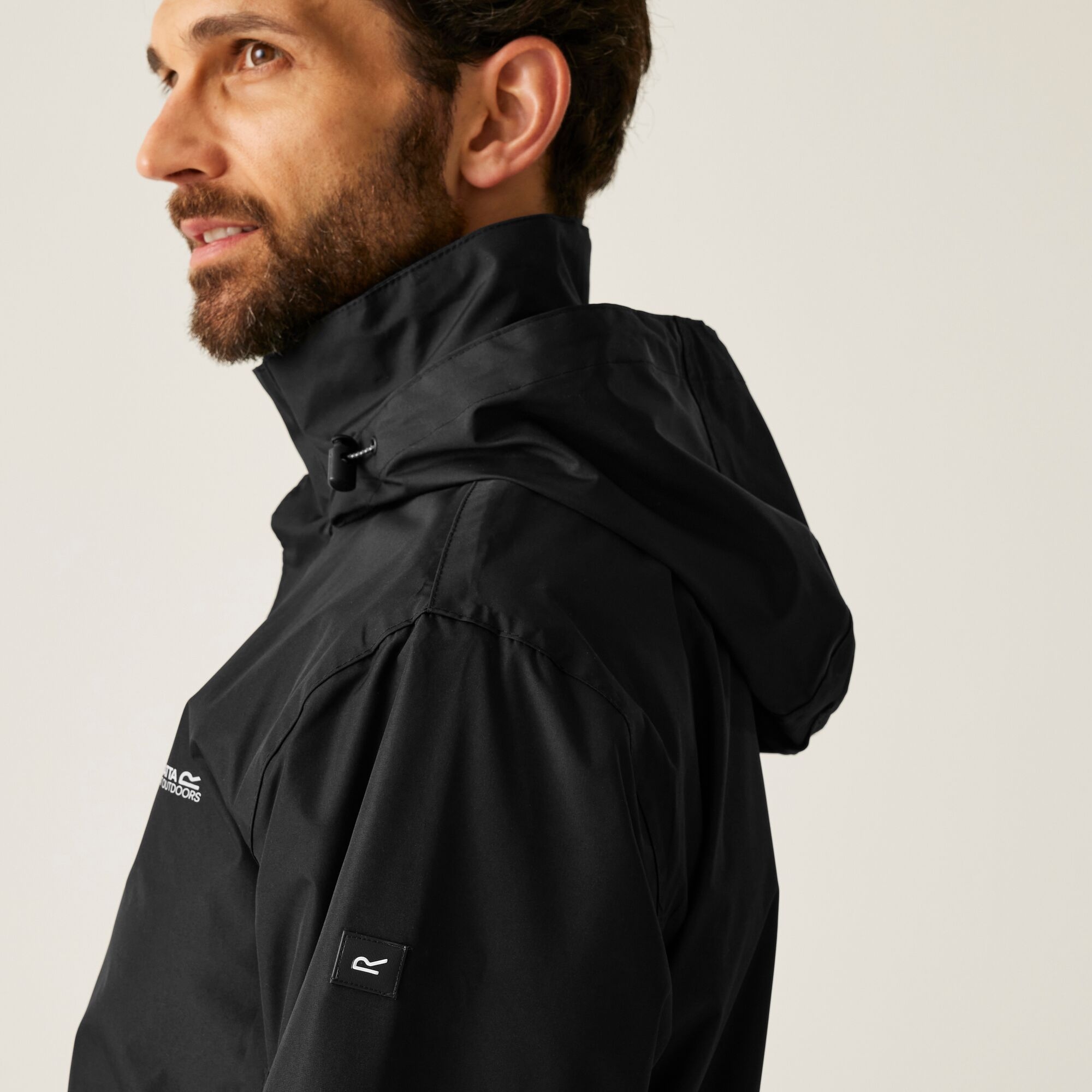Men's Matt Waterproof Jacket | Black