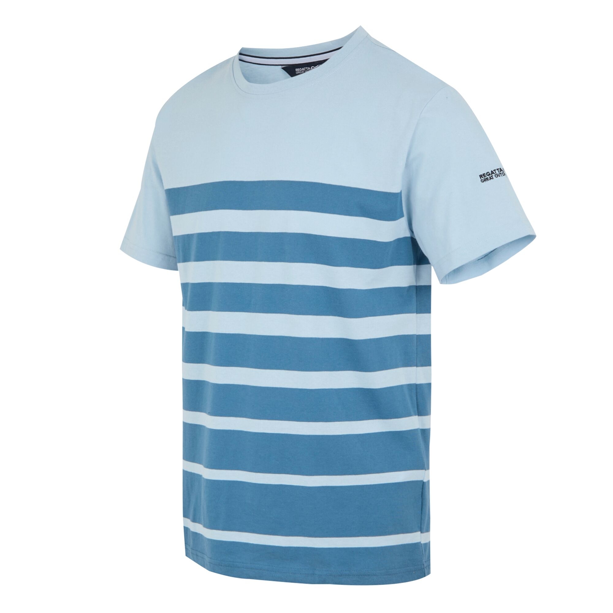 Men's Shorebay III Striped T-Shirt | Skyway Coronet Blue Stripe