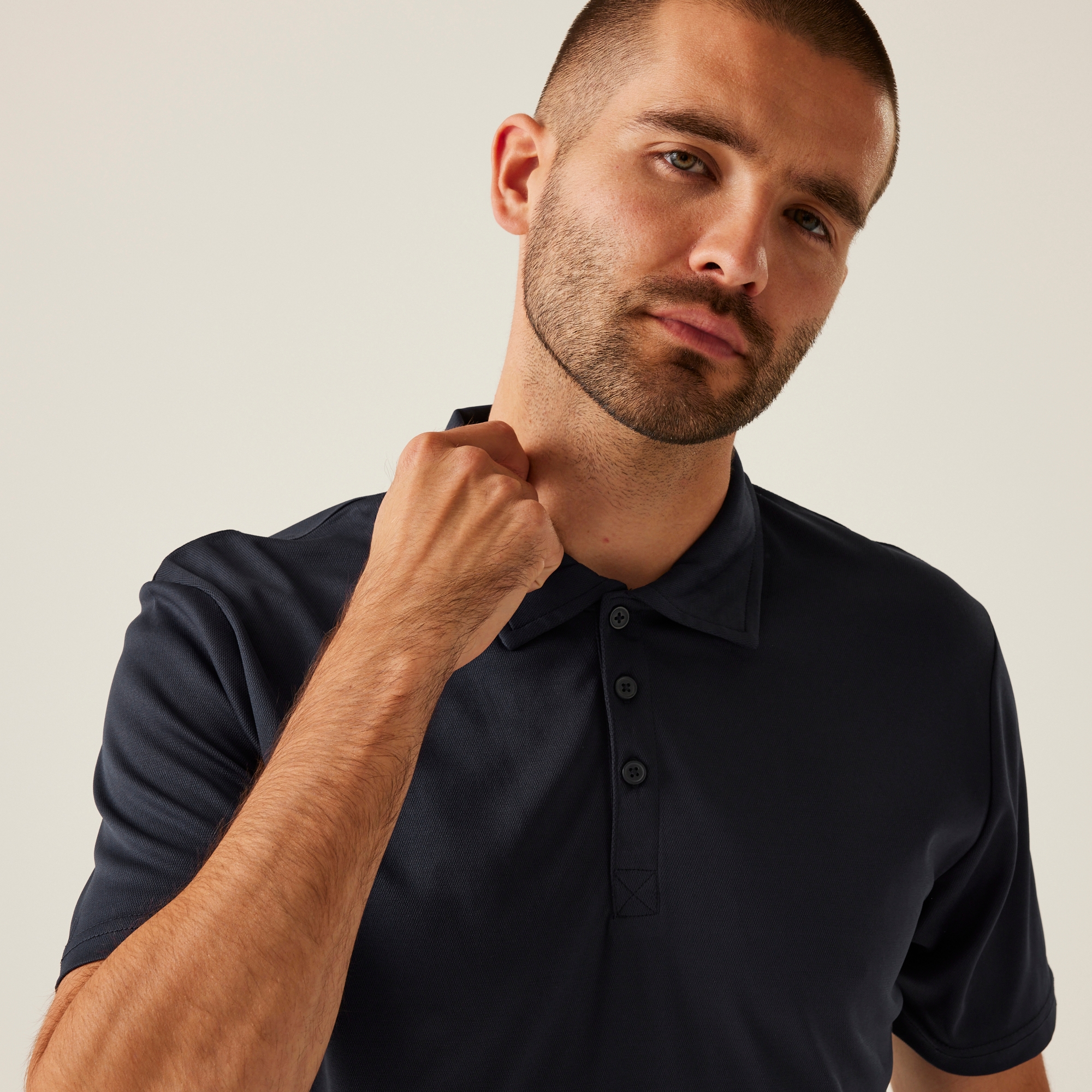 Men's Honestly Made 100% Recycled Polo Shirt | Navy