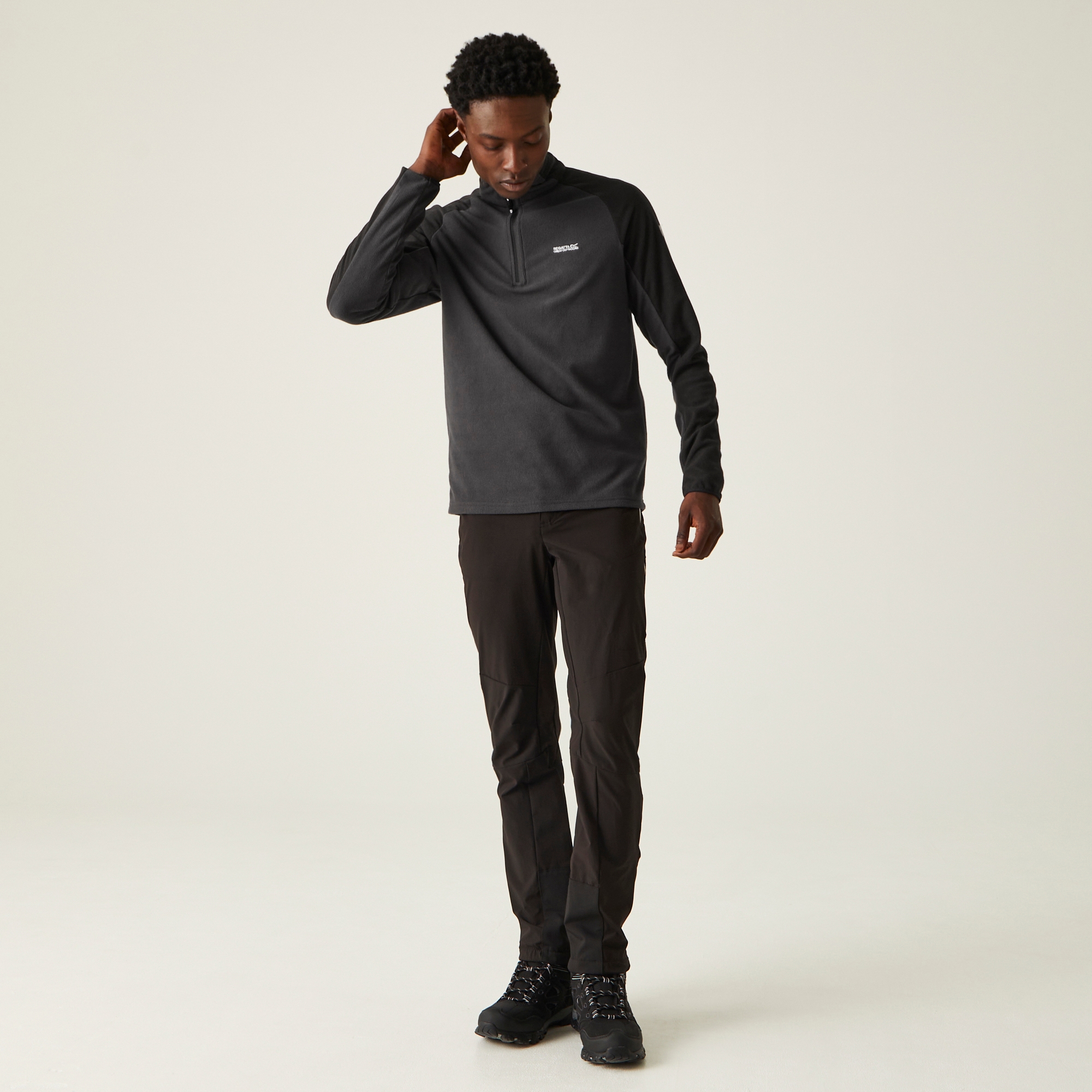 Men's Elson II Lightweight Fleece | Ash Black
