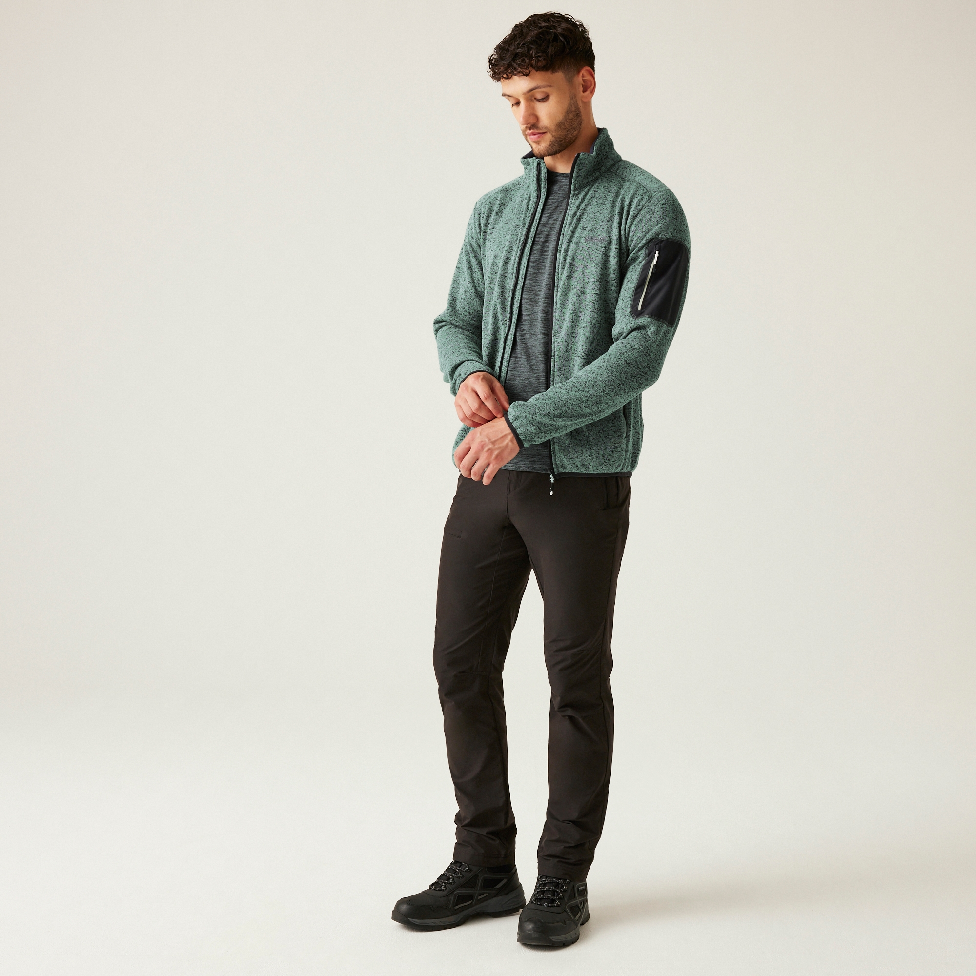 Men's Newhill Full Zip Fleece | Glacier
