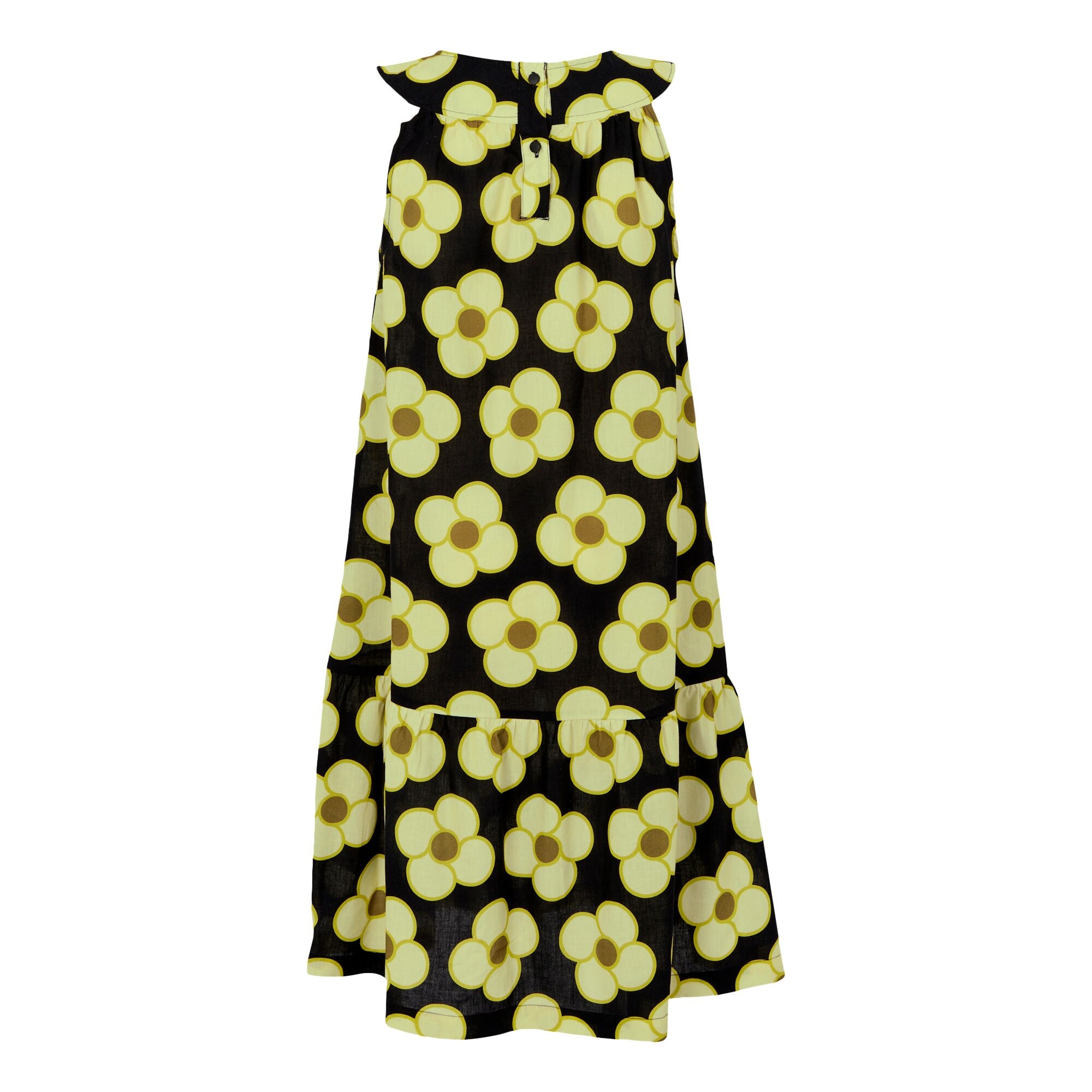 Orla Kiely Summer Sleeveless Dress II | Spinning Flower Black