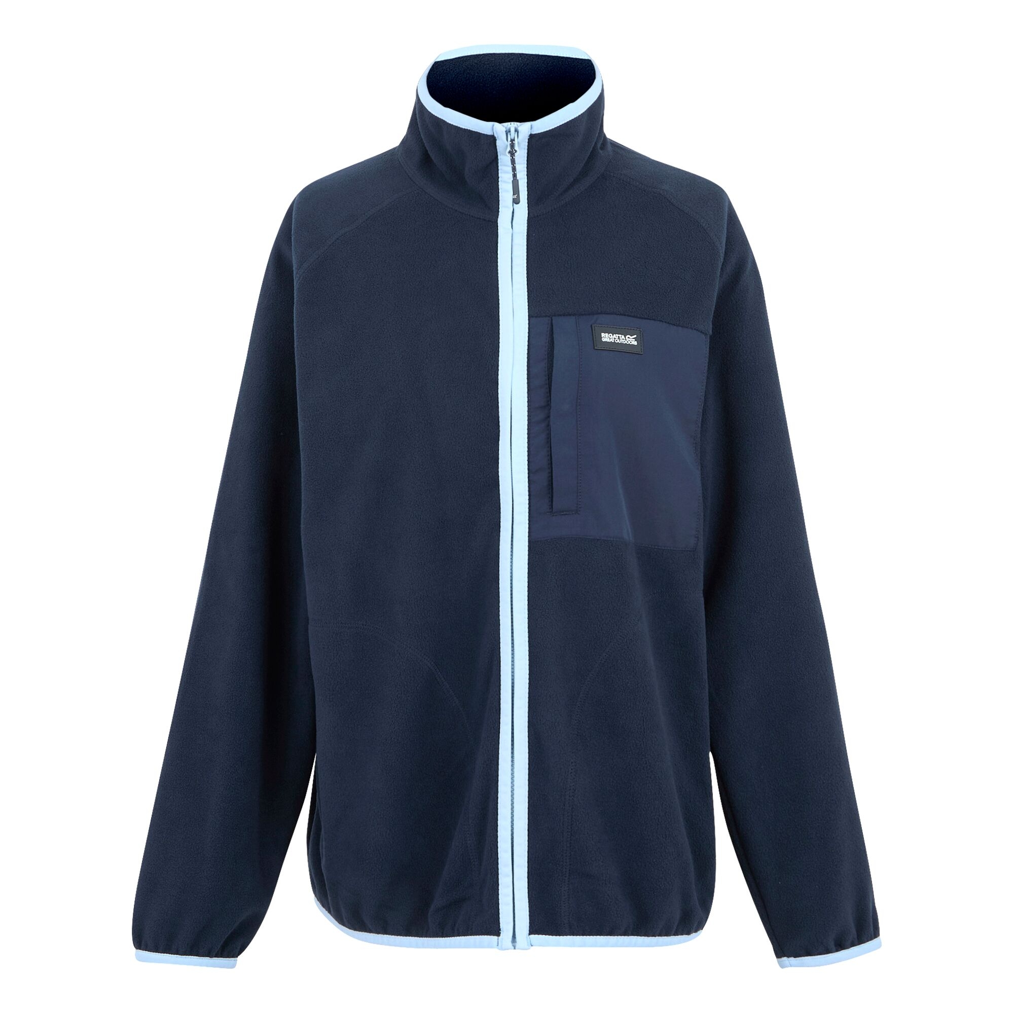 Women's Lilana Full Zip Fleece | Navy Chambray Blue