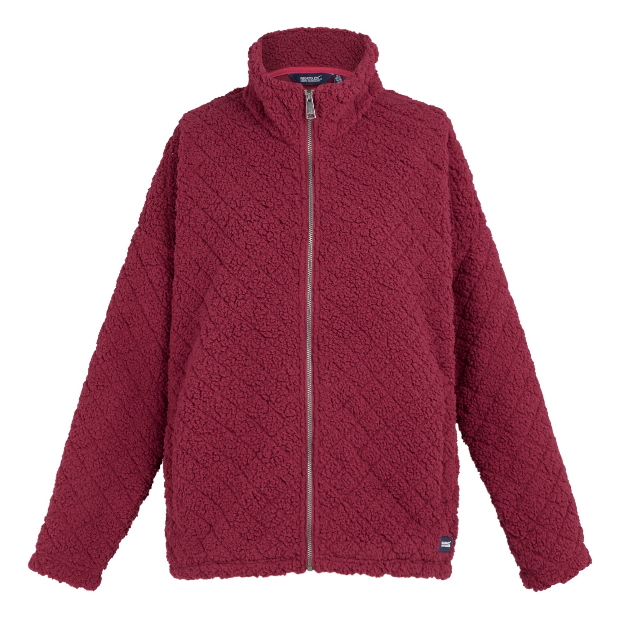 Women's Apphia Full Zip Fluffy Fleece | Rumba Red