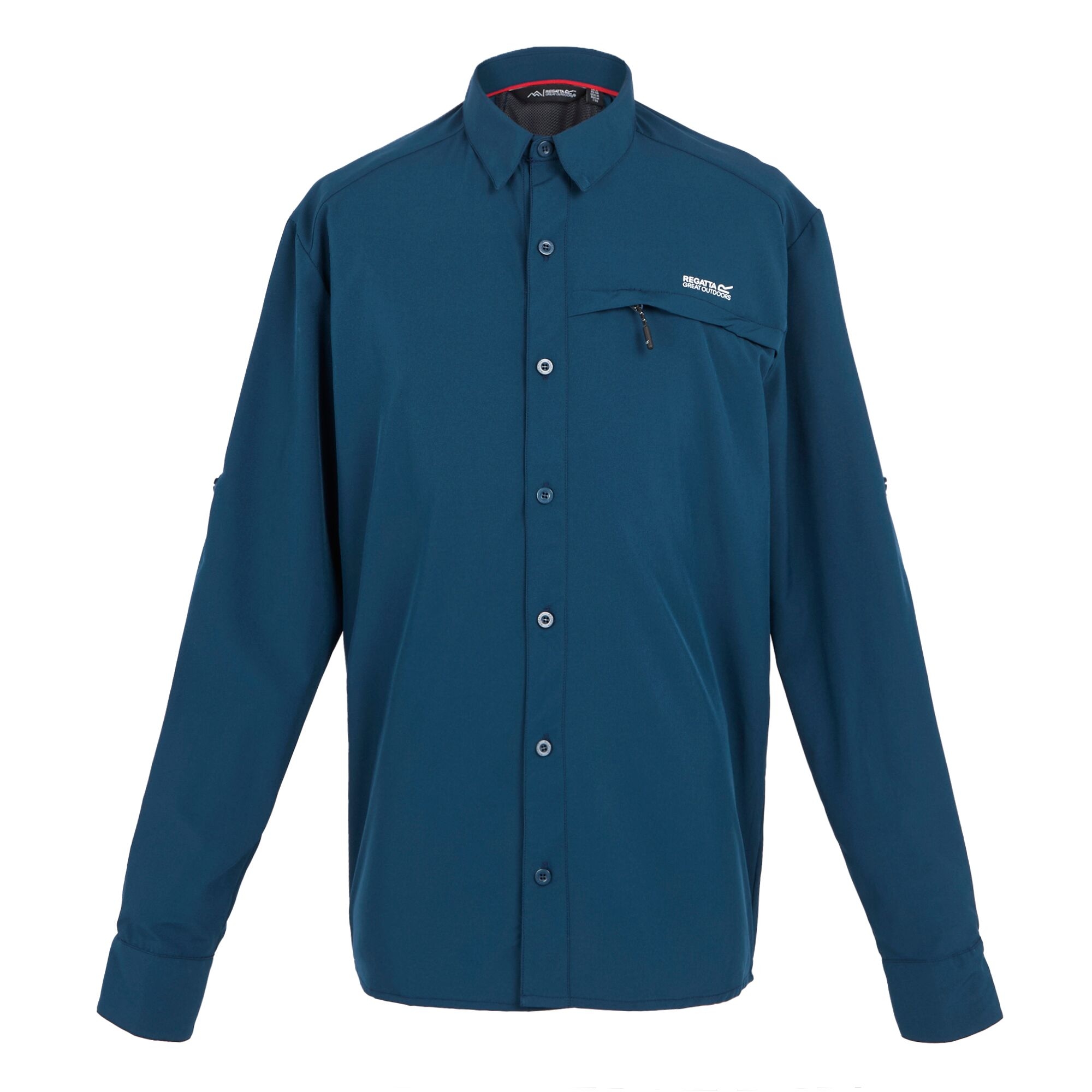 Men's Insect-Repellent Packaway Long Sleeve Shirt | Moonlight Denim