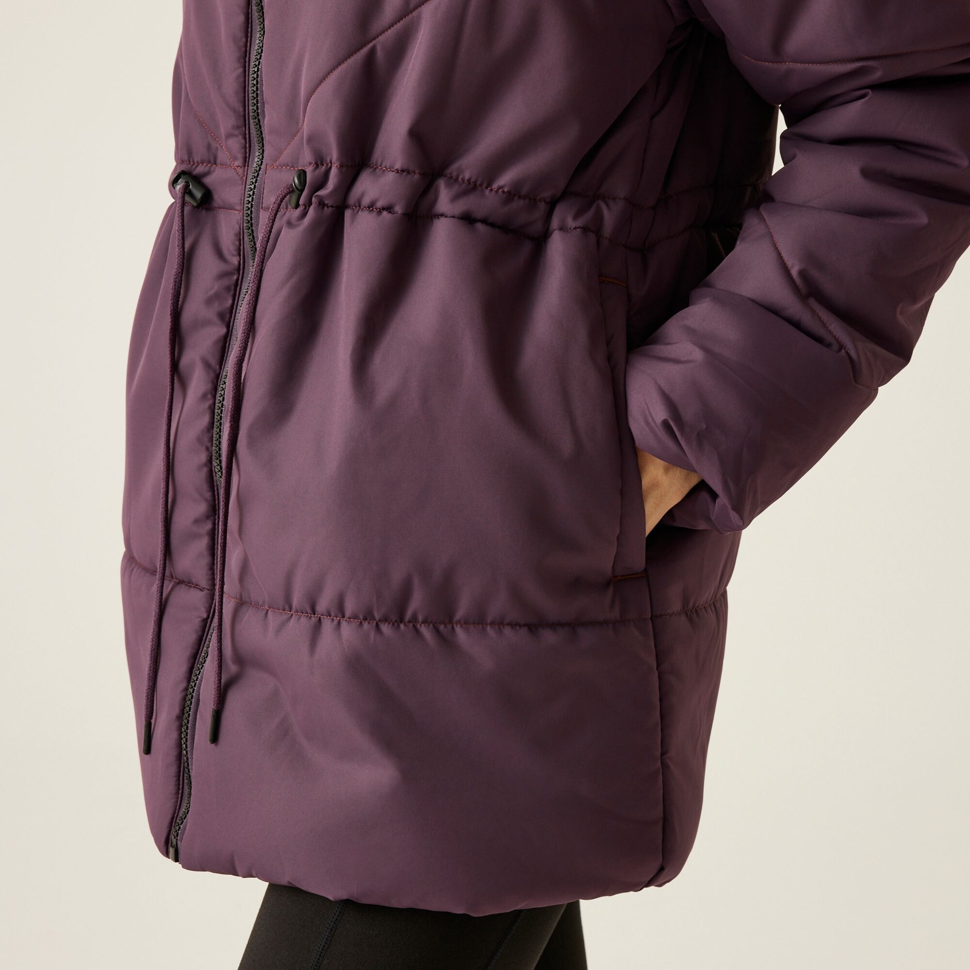 Women's Rurie Quilted Jacket | Deep Plum