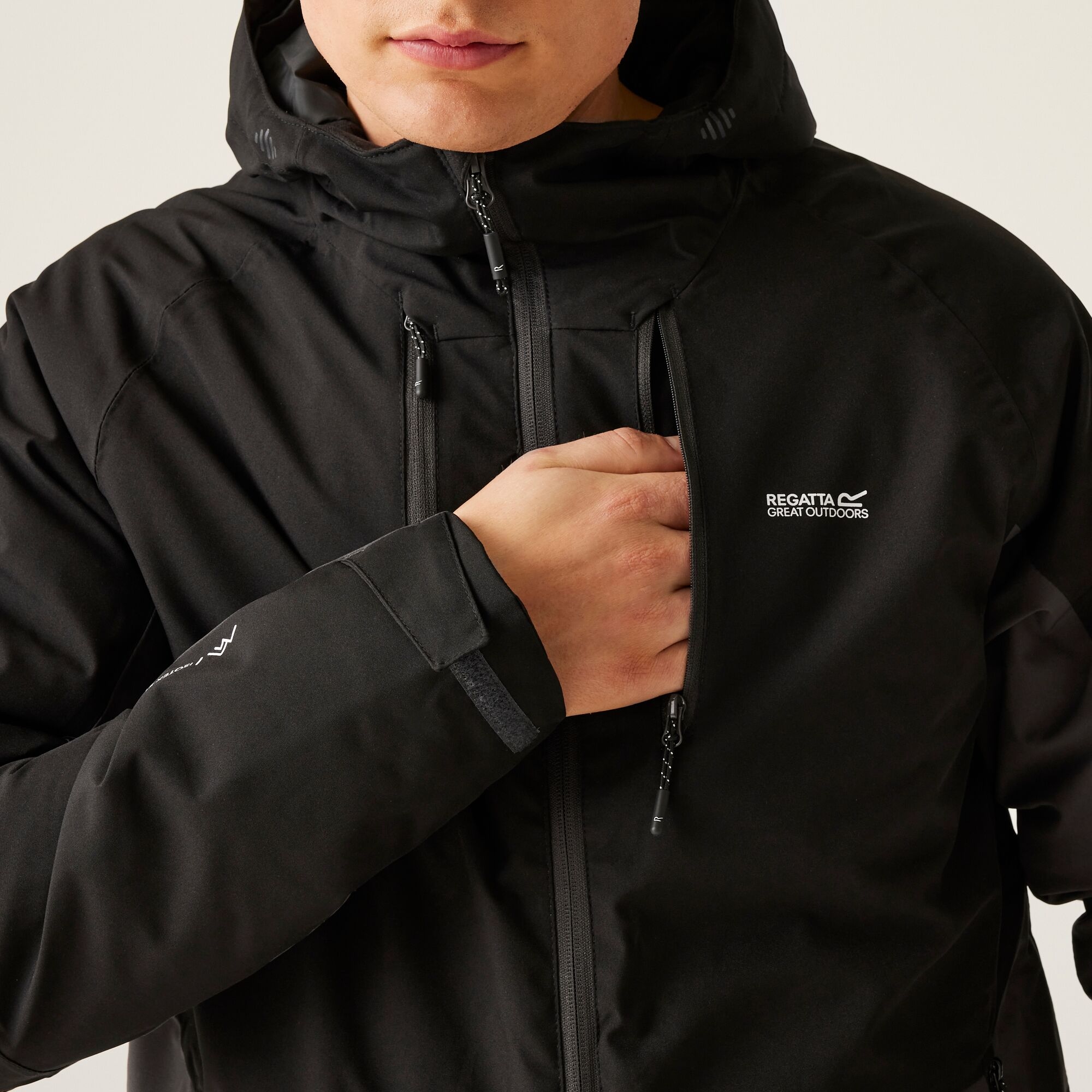 Men's Highton Stretch Padded Jacket III | Black Ash