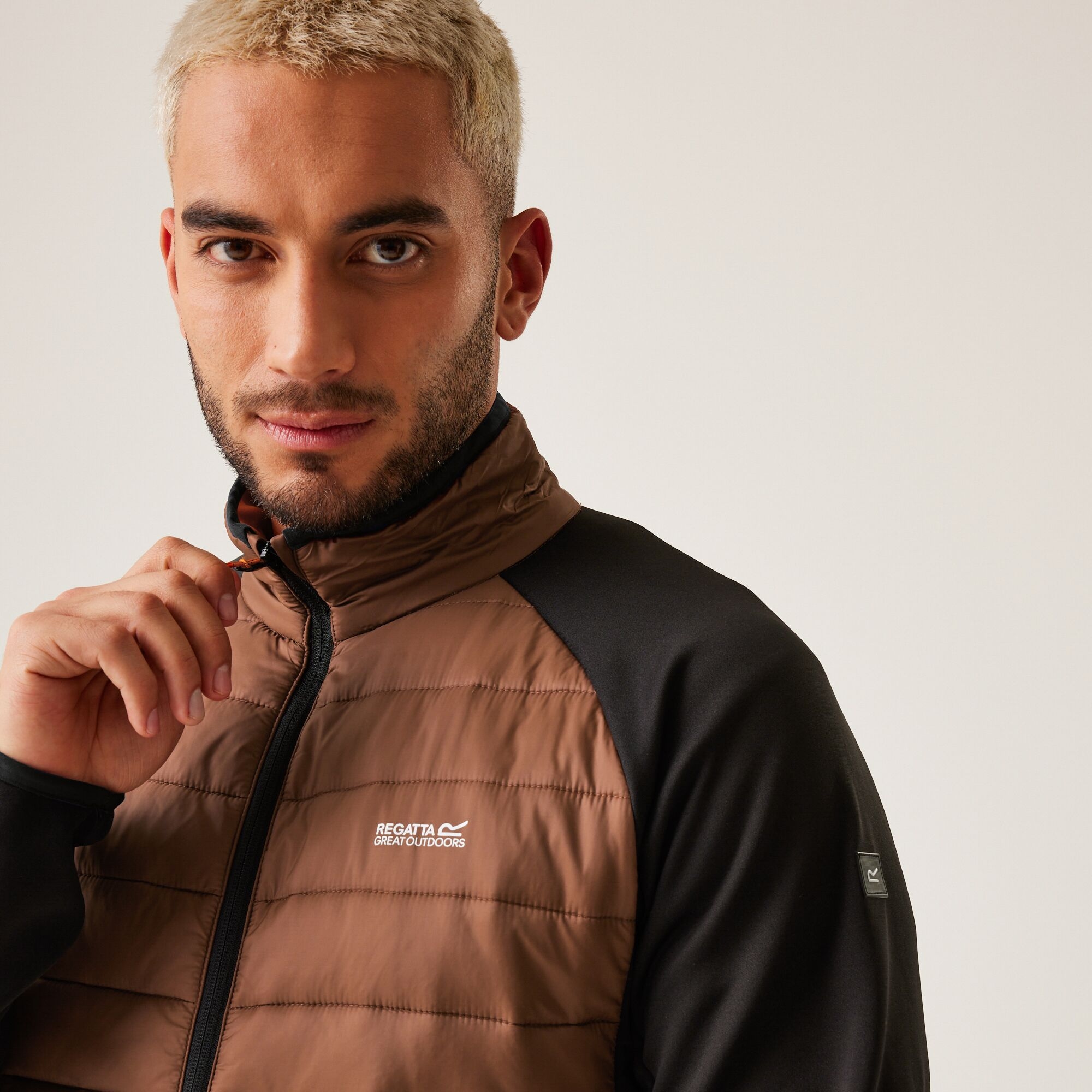 Men's Clumber IV Hybrid Jacket | Dark Brown Black