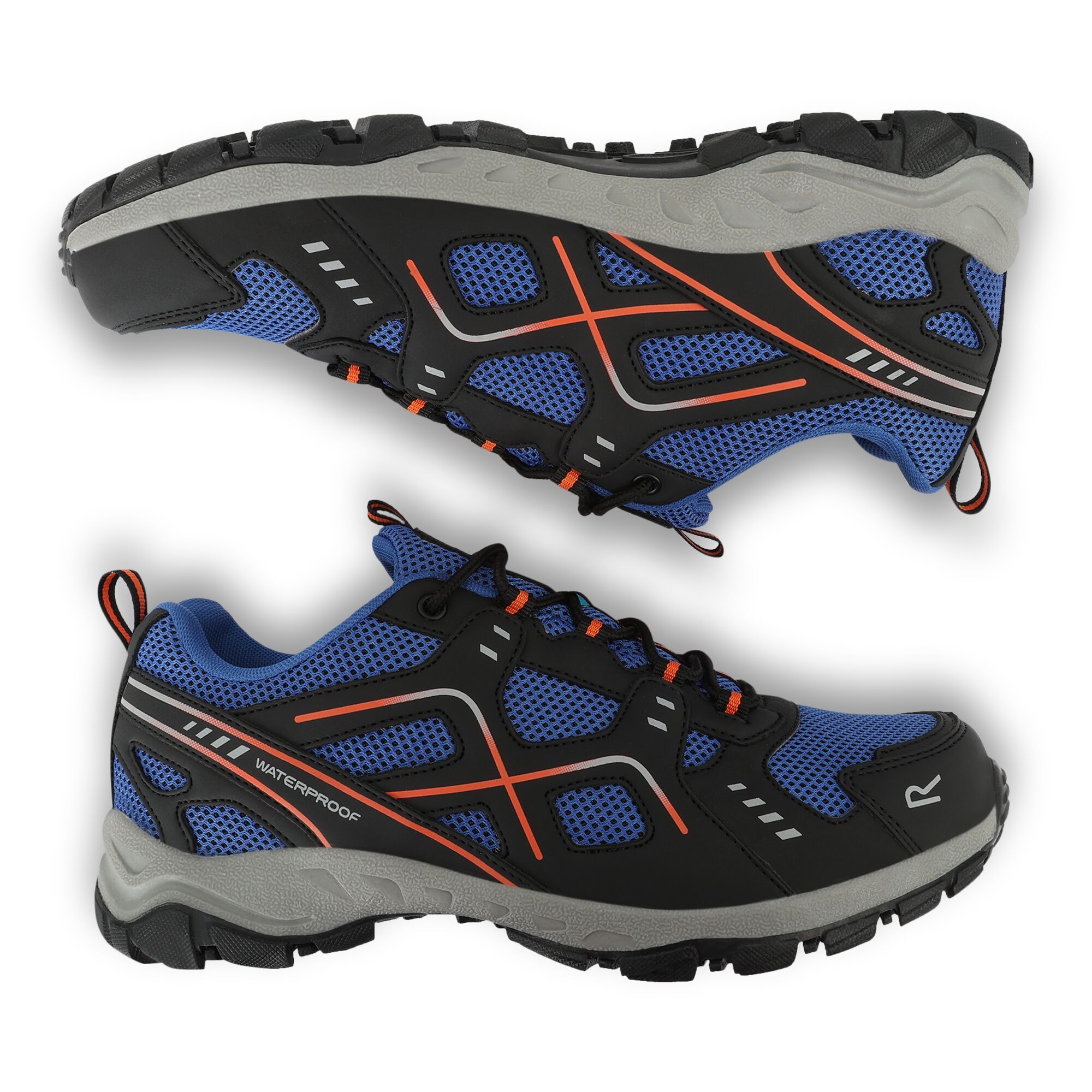 Men's Vendeavour Waterproof Walking Shoe | Olympian Blue Black Tango