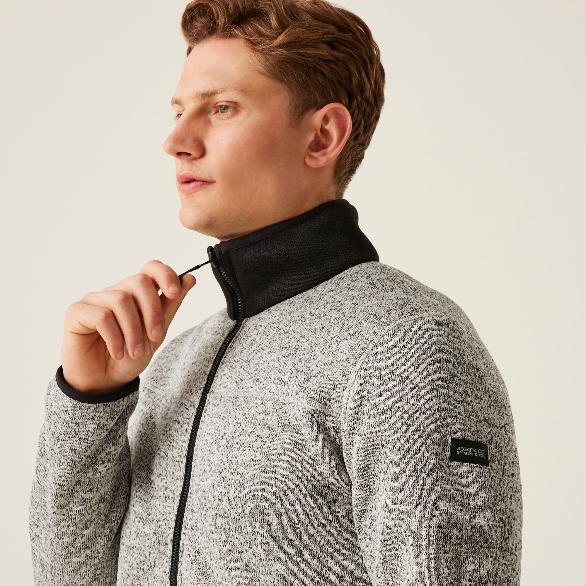 Men's Branleigh Full Zip Fleece | Moonstruck Marl