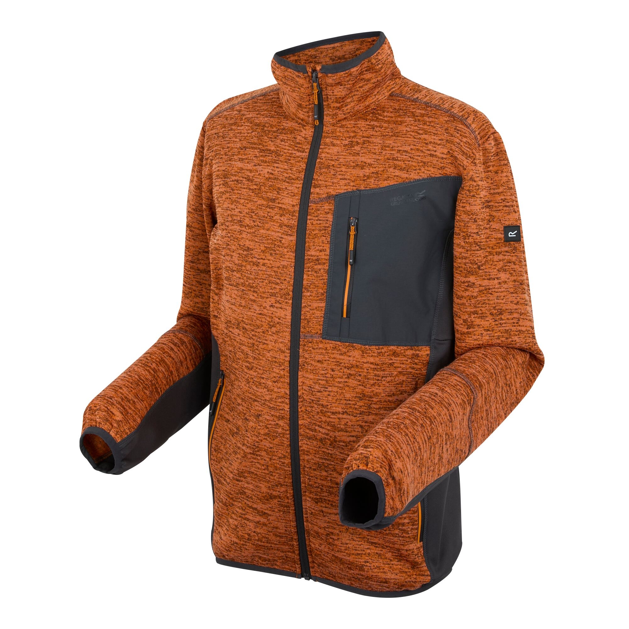 Men's Baslinn Full Zip Fleece | Fox Marl Ash