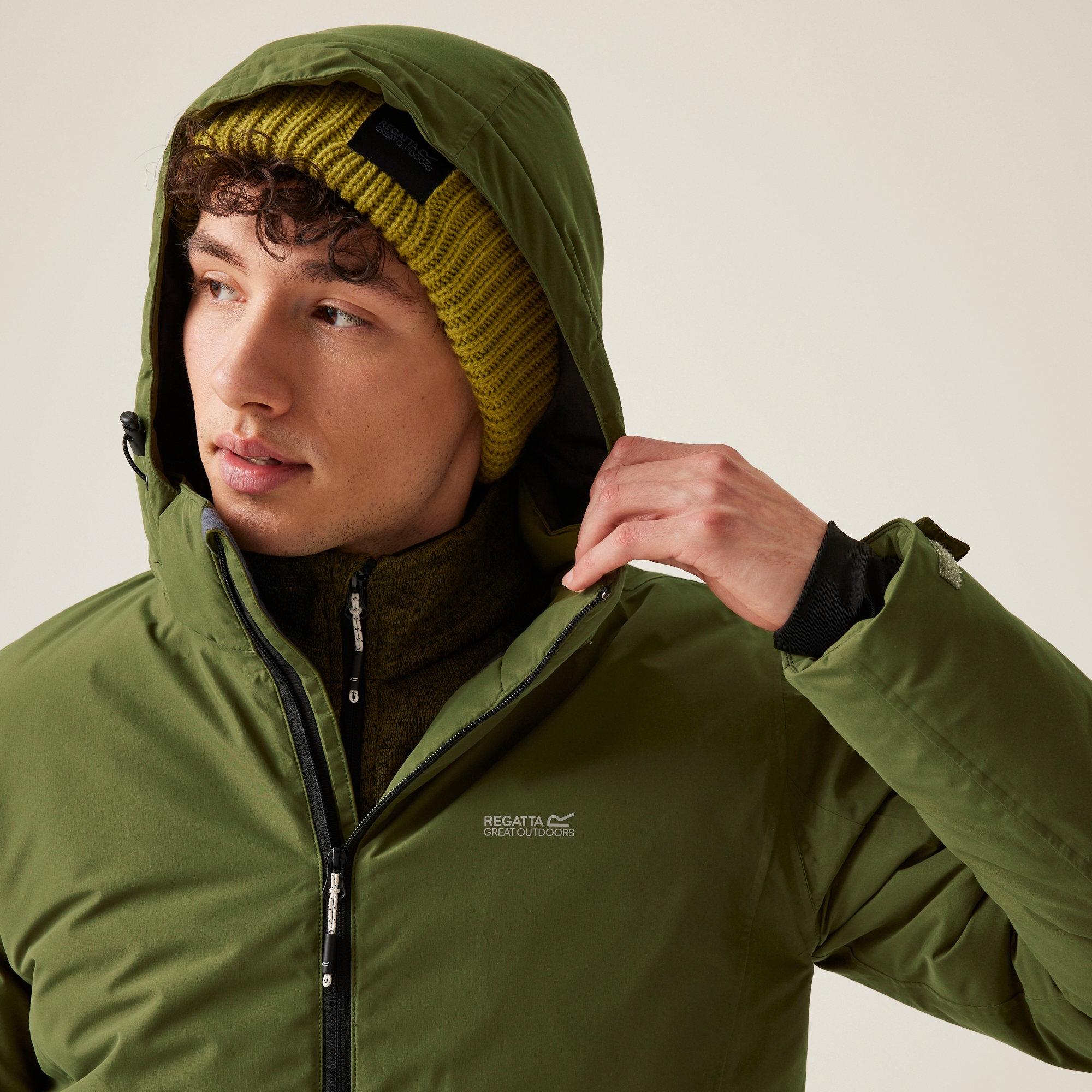 Men's Frelton Waterproof Insulated Jacket | Nephrite Green Black