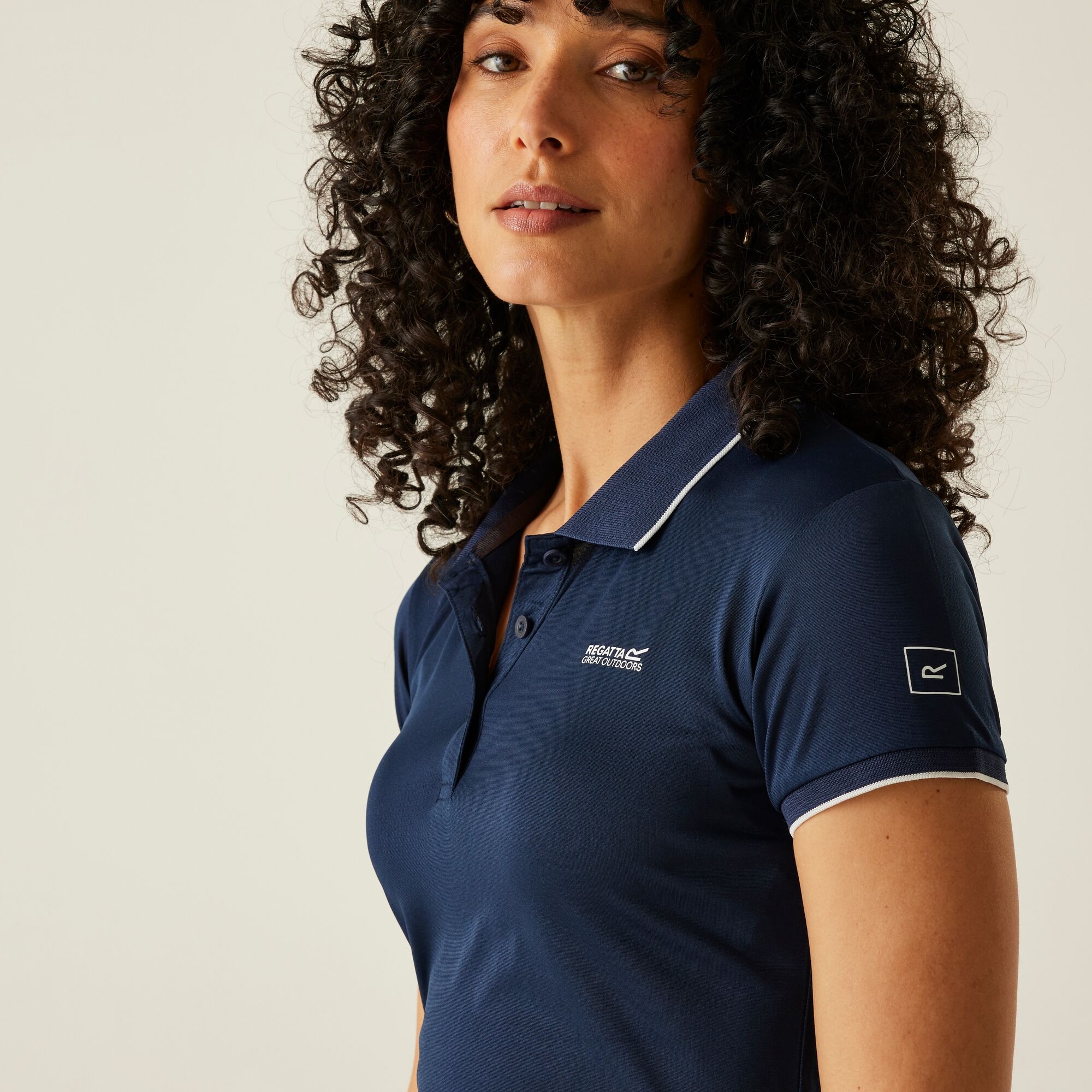 Women's Remex II Active Polo Shirt | Navy Solid