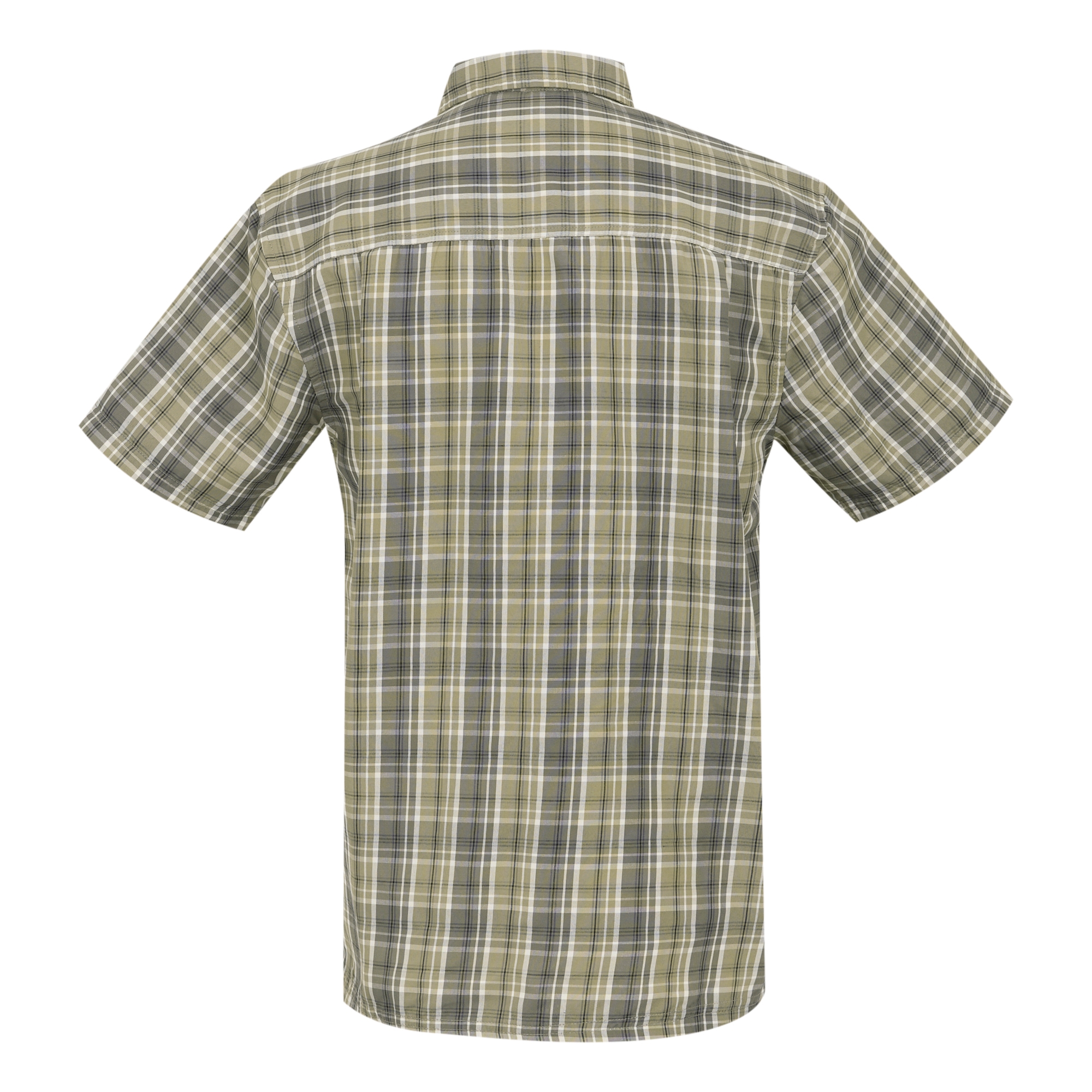 Men's Mindano IX Short Sleeve Shirt | Golden Sand Treetop Stone White Check
