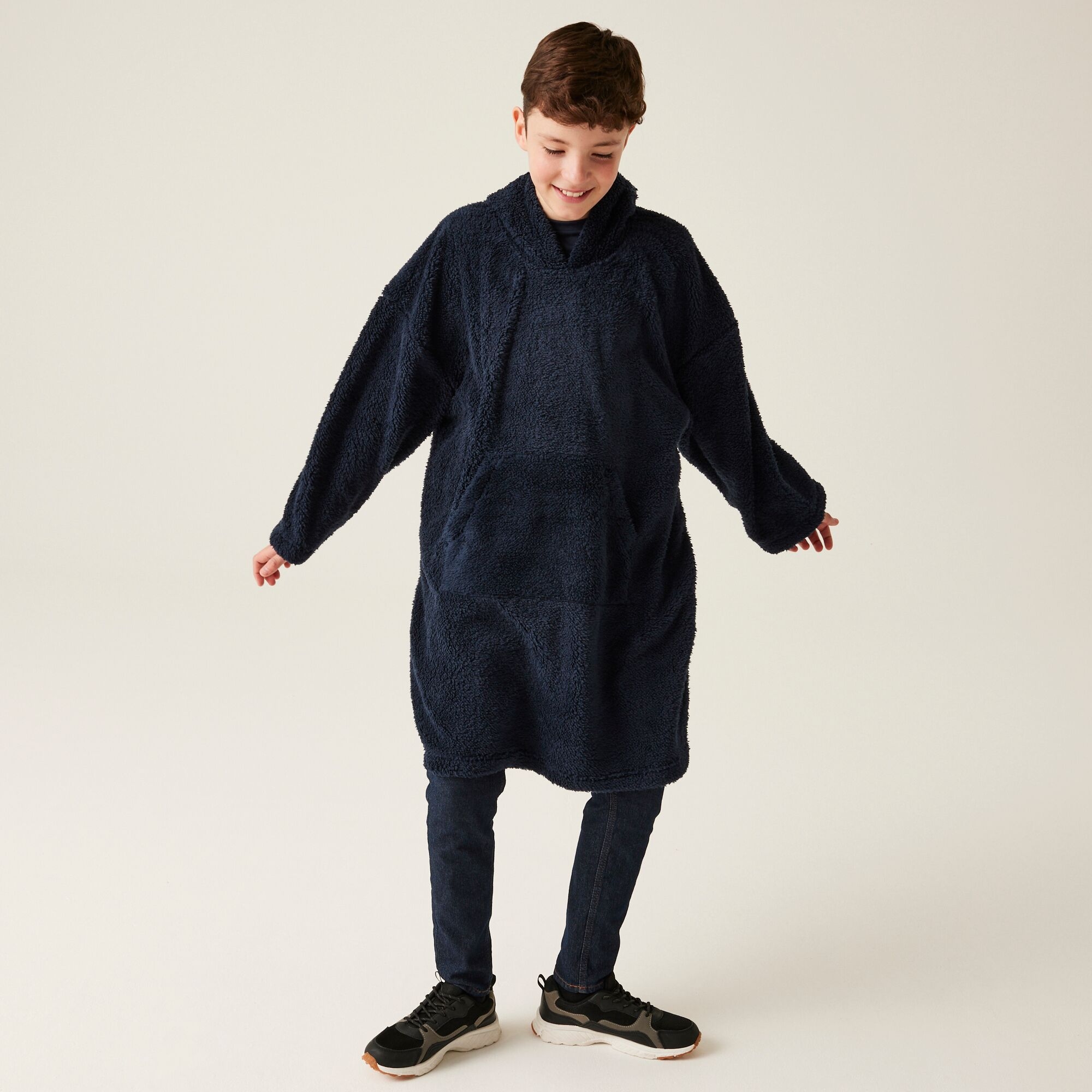 Kids' Cosy Poncho | Navy