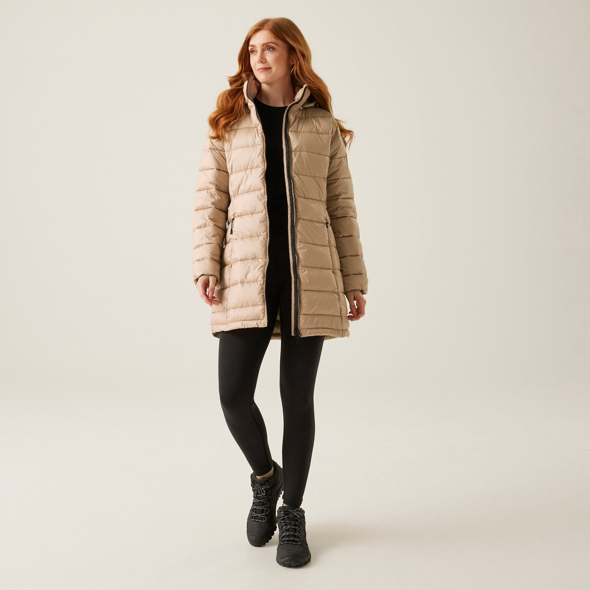Women's Starler Insulated Padded Jacket | Warm Taupe
