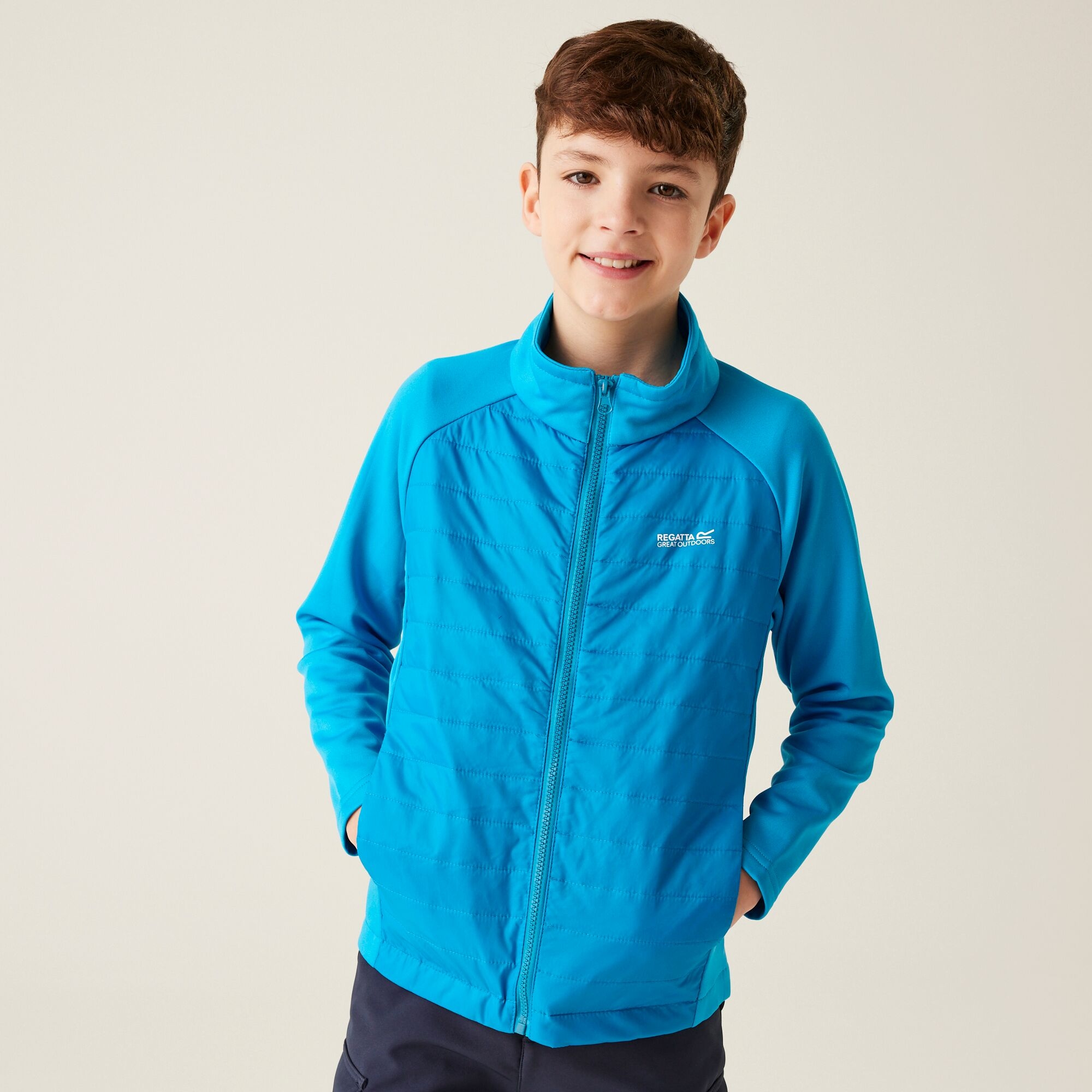 Boys Trekktain 3-in-1 Jacket | Hydro Blue Olympian Blue