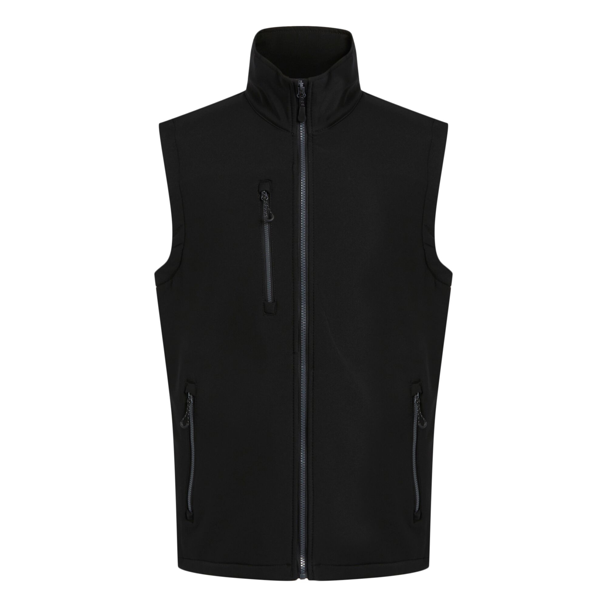 Men's Navigate 2 Layer Softshell Bodywarmer | Black Seal Grey
