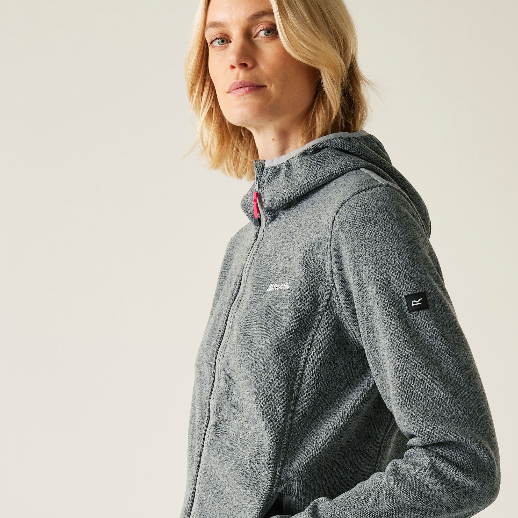 Women's Bloomfield Longline Fleece | Cloudy Grey Pop