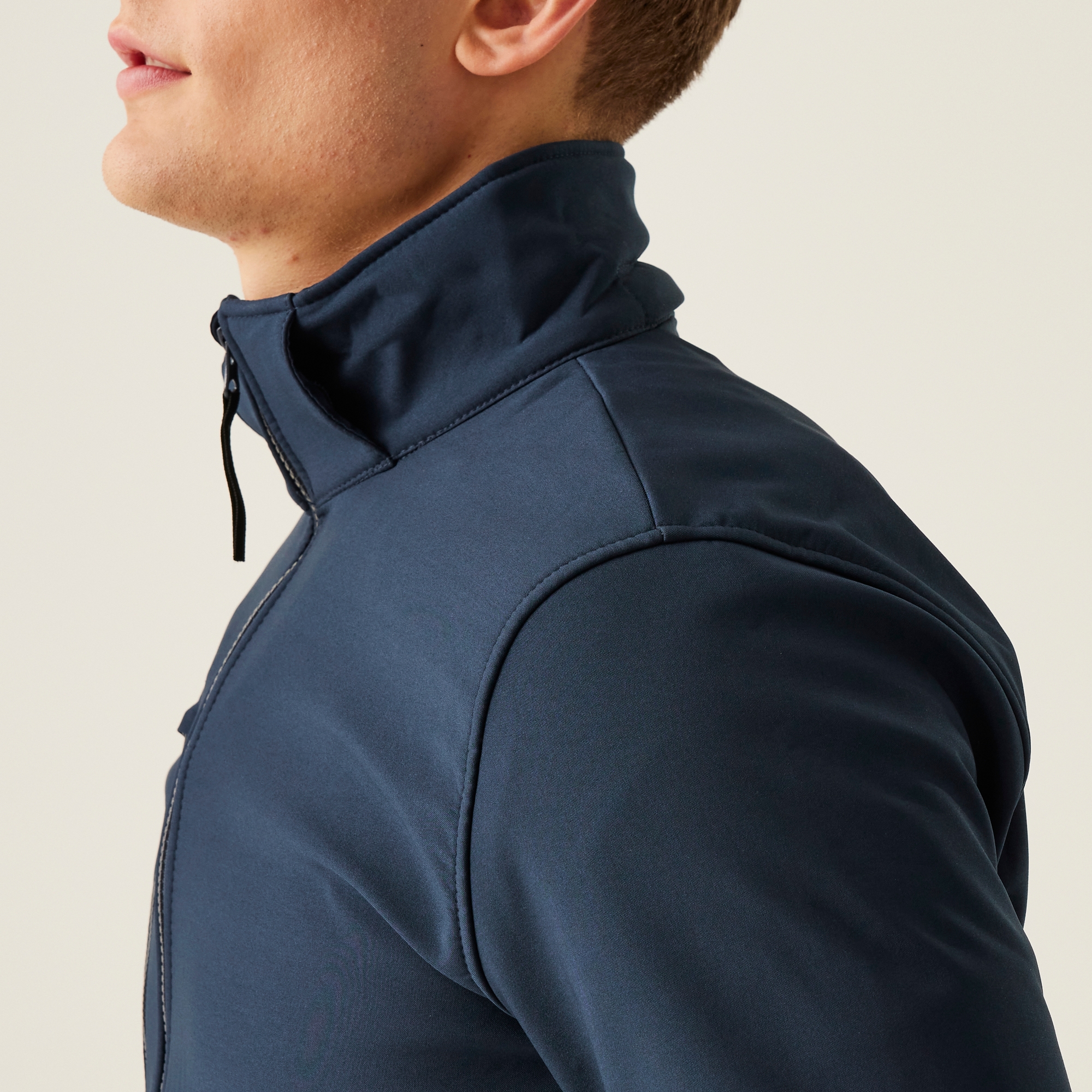 Men's Venturer 3 Layer Printable Hooded Softshell Jacket | Navy