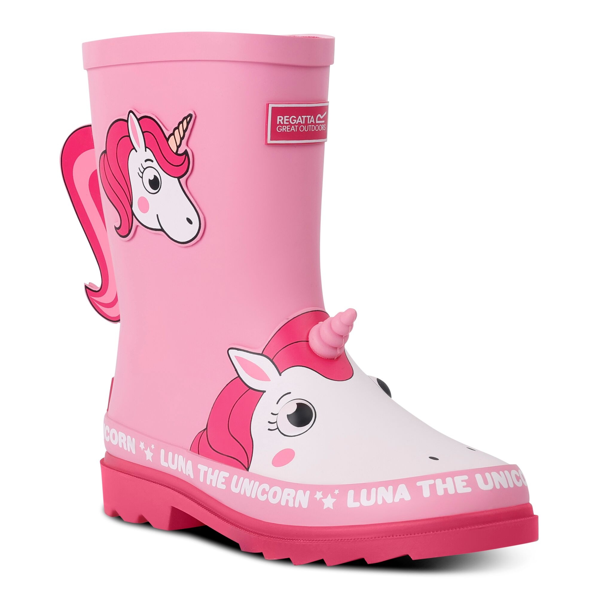 Kids' Mudplay II wellies | Luna the Unicorn Pink