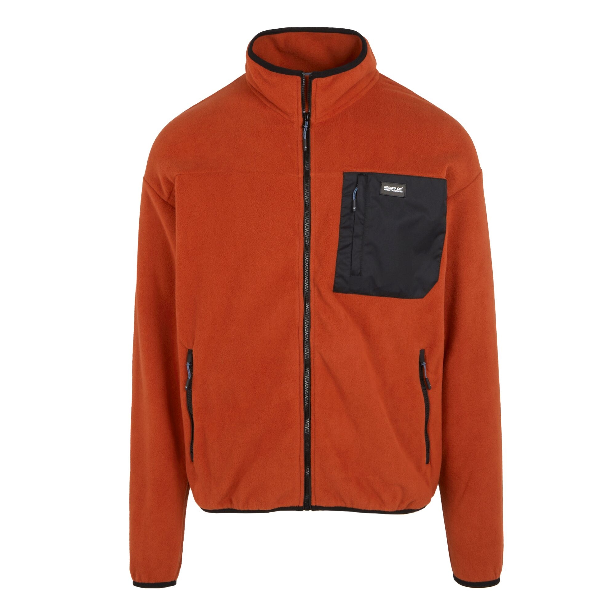 Men's Frankie Full Zip Fleece | Red Ochre