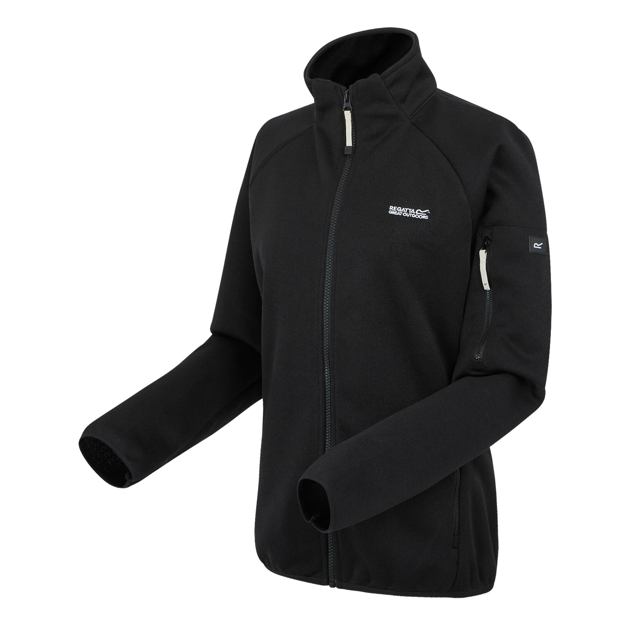 Women's Ravenhill Full Zip Fleece | Black Light Vanilla