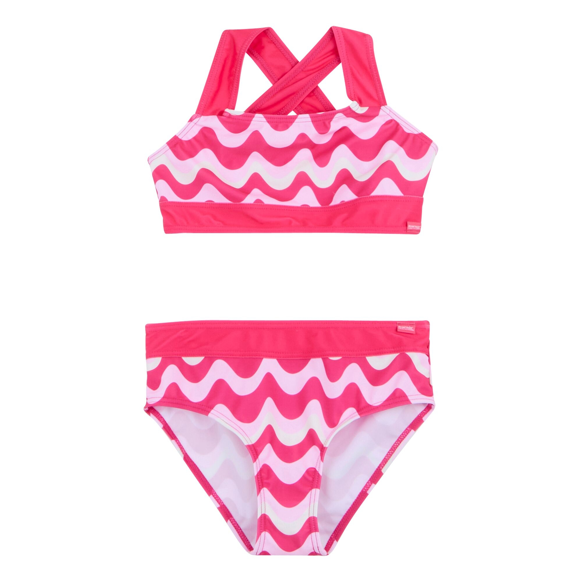 Kids' Dakaria III Bikini Set | Pop Wavy Stripe