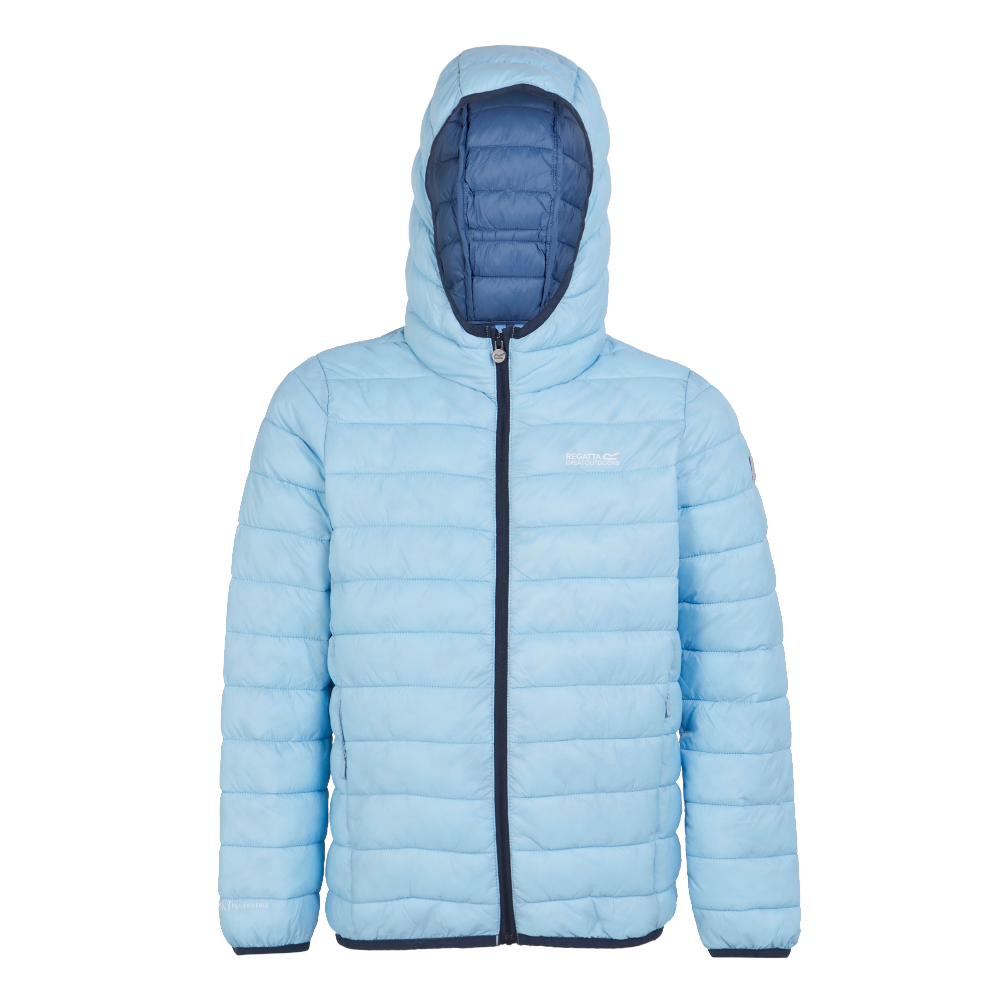 Kids' Hooded Marizion Padded Jacket | Clear Sky Coronet Blue