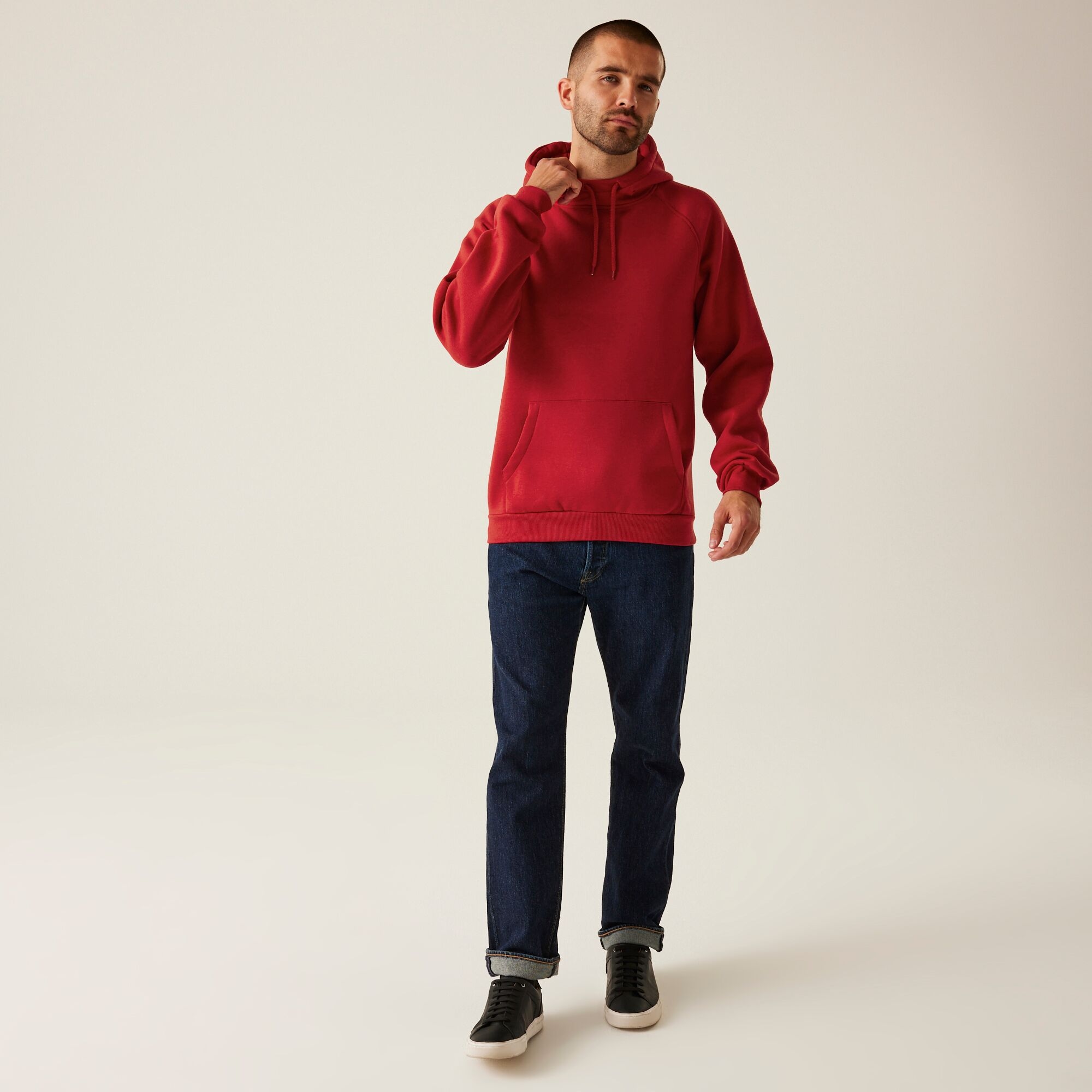 Men's Pro Overhead Hoodie | Classic Red