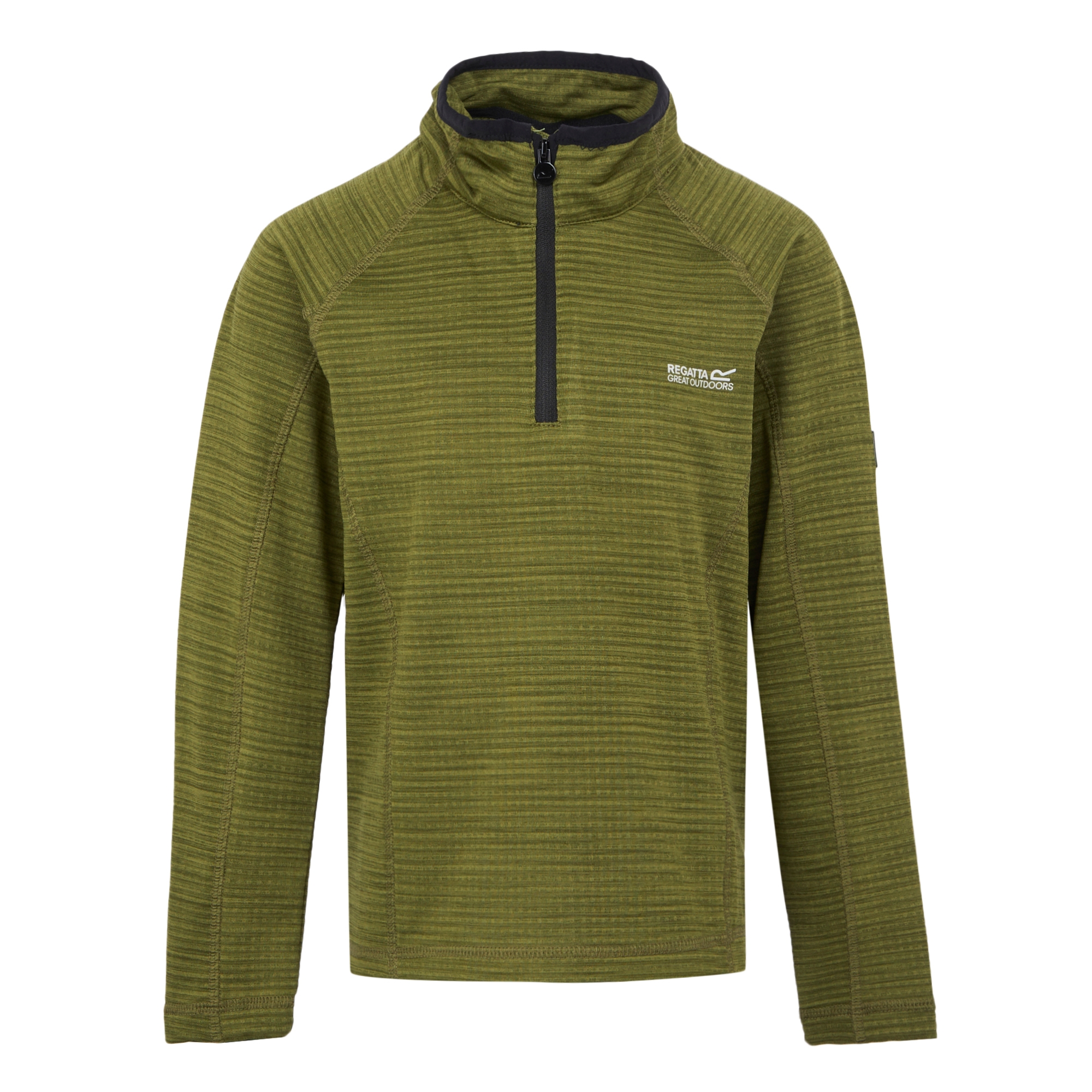 Kids' Berley Half Zip Fleece | Nephrite Green Black