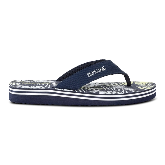 Men's Rico Flip Flops | Navy Leaf?