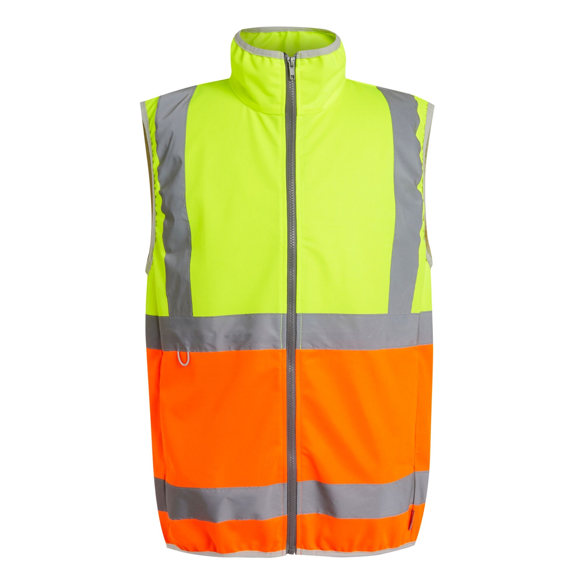 Men's Pro HI-VIS Full Zip Gilet | Yellow Orange