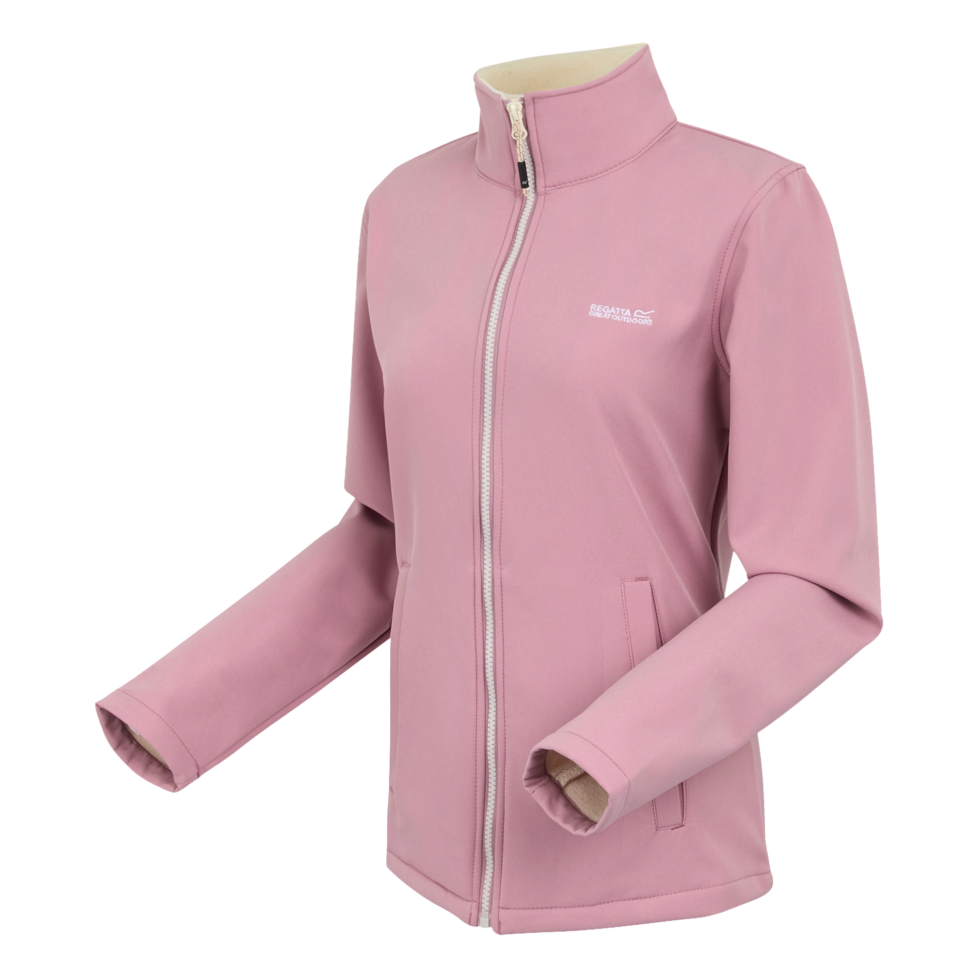 Women's Connie V Softshell Walking Jacket | Lilas Light Vanilla