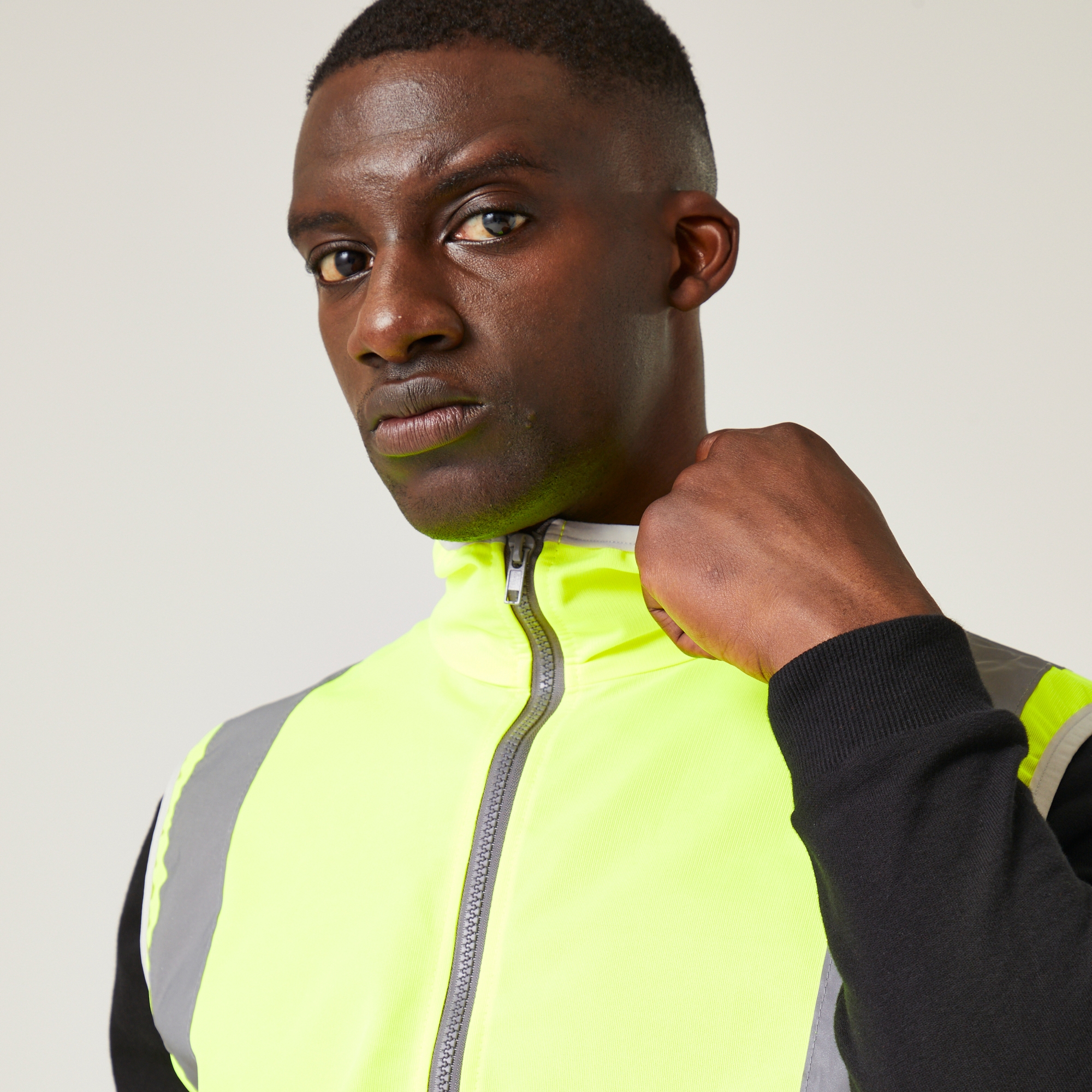 Men's Pro HI-VIS Full Zip Gilet | Yellow