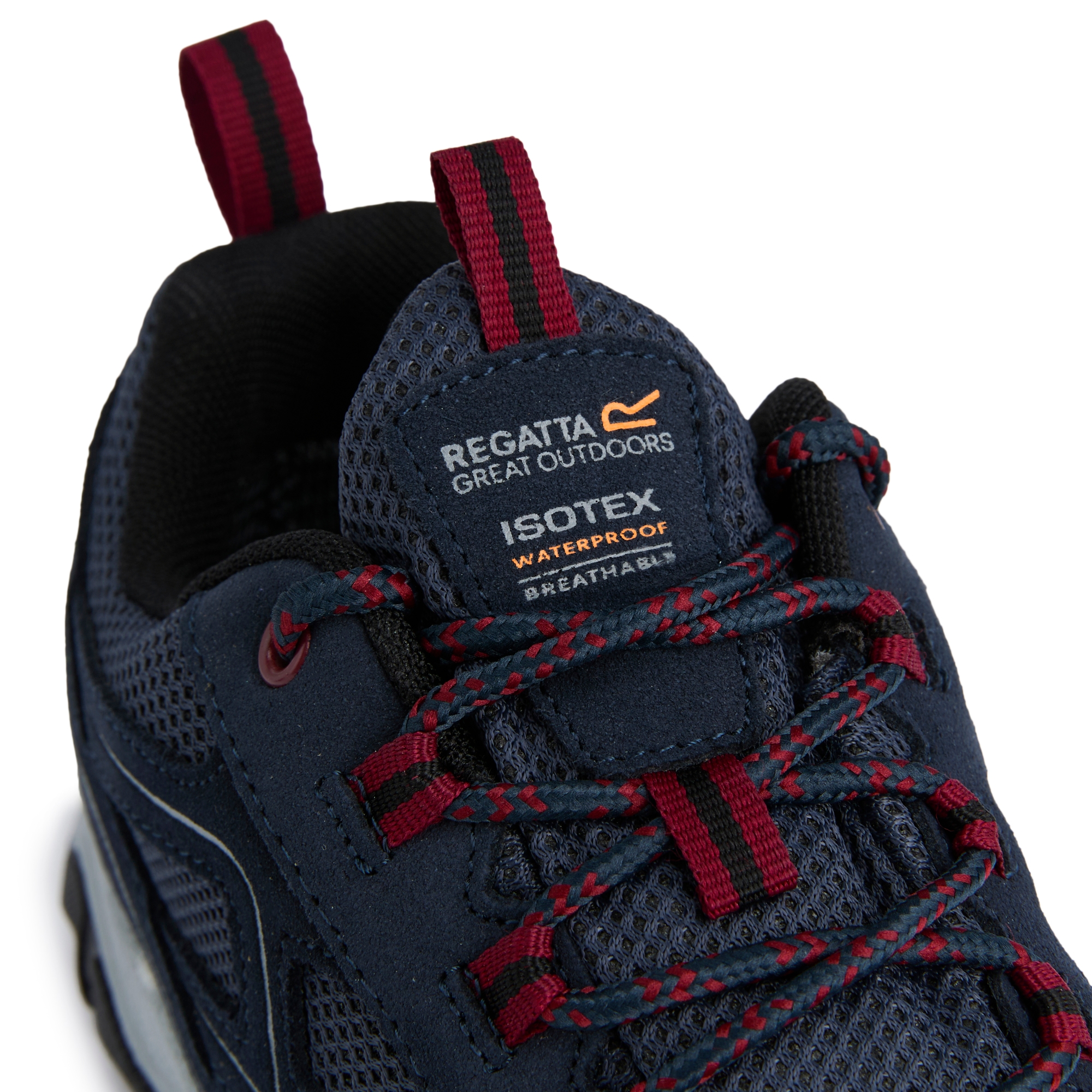 Men's Vendeavour Suede Low Walking Shoes | Navy Rio Red