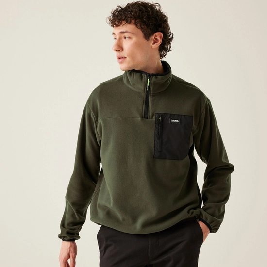 Men's Frankie Half Zip Fleece | Moonstruck