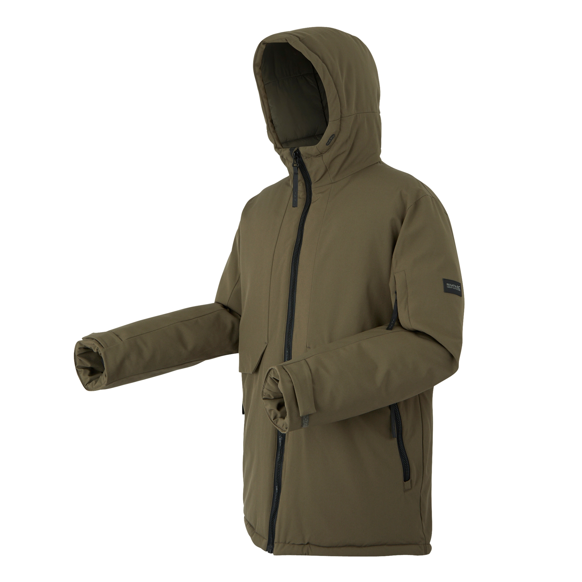 Men's Dallymoore Insulated Padded Jacket | Crocodile Black