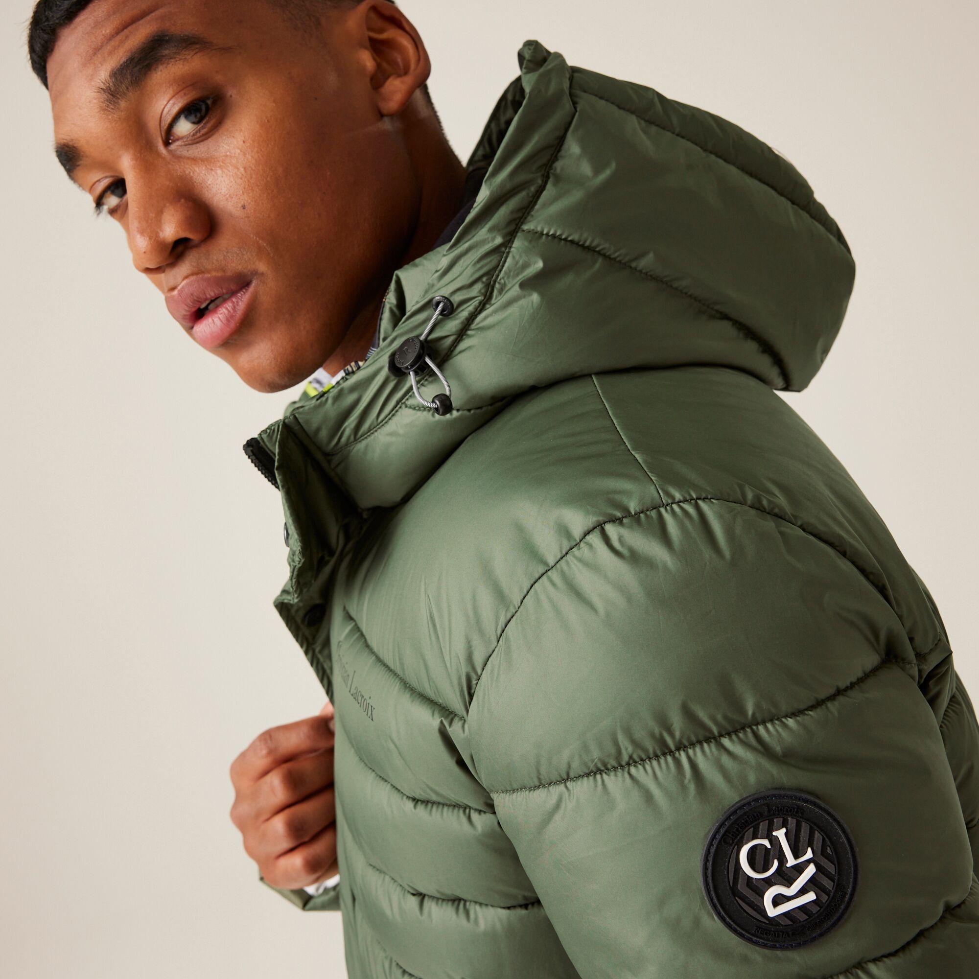 Christian Lacroix - Men's Collongues Long Padded Jacket | Thyme Leaf