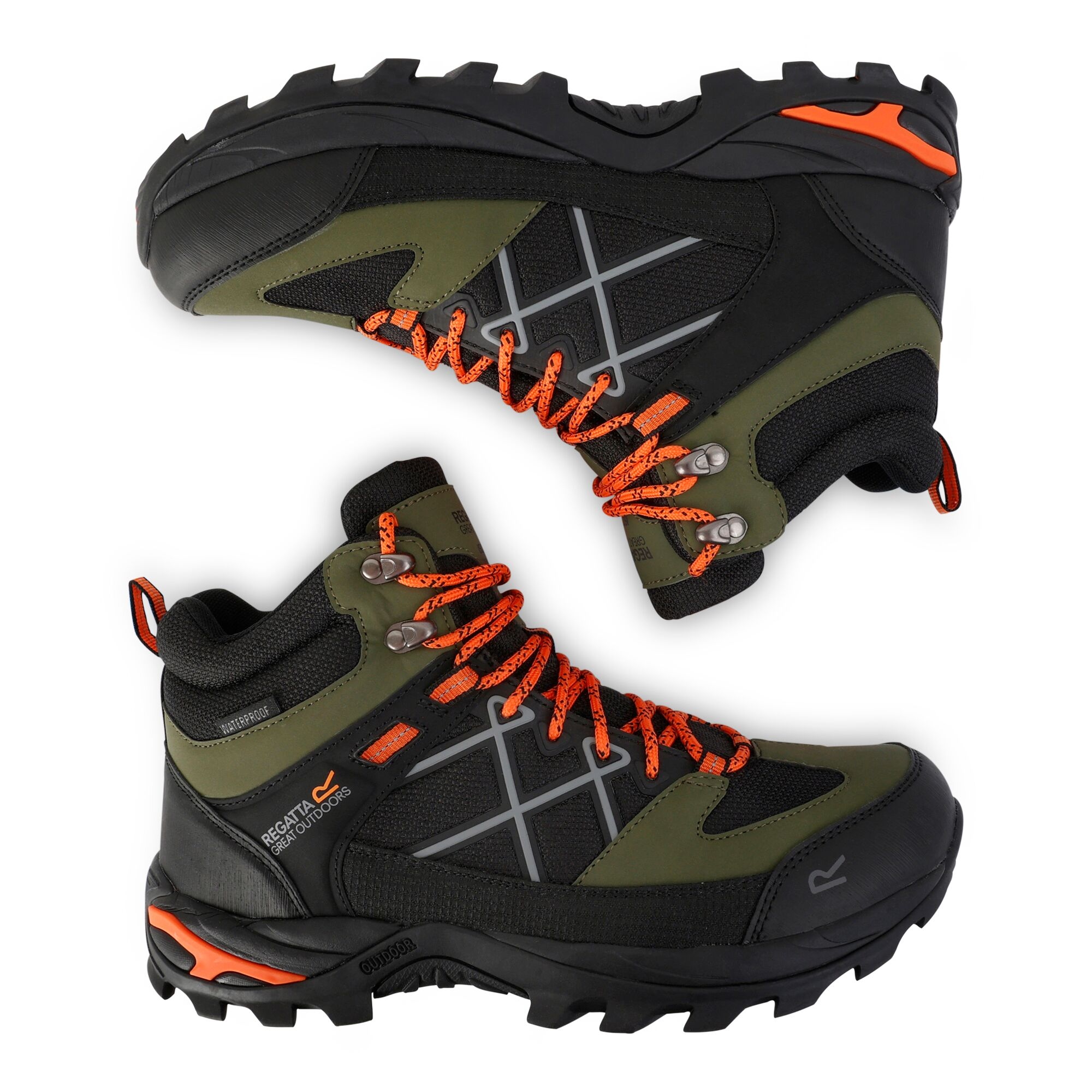 Men's Samaris III Walking Boots | Cypress Green Blaze Orange