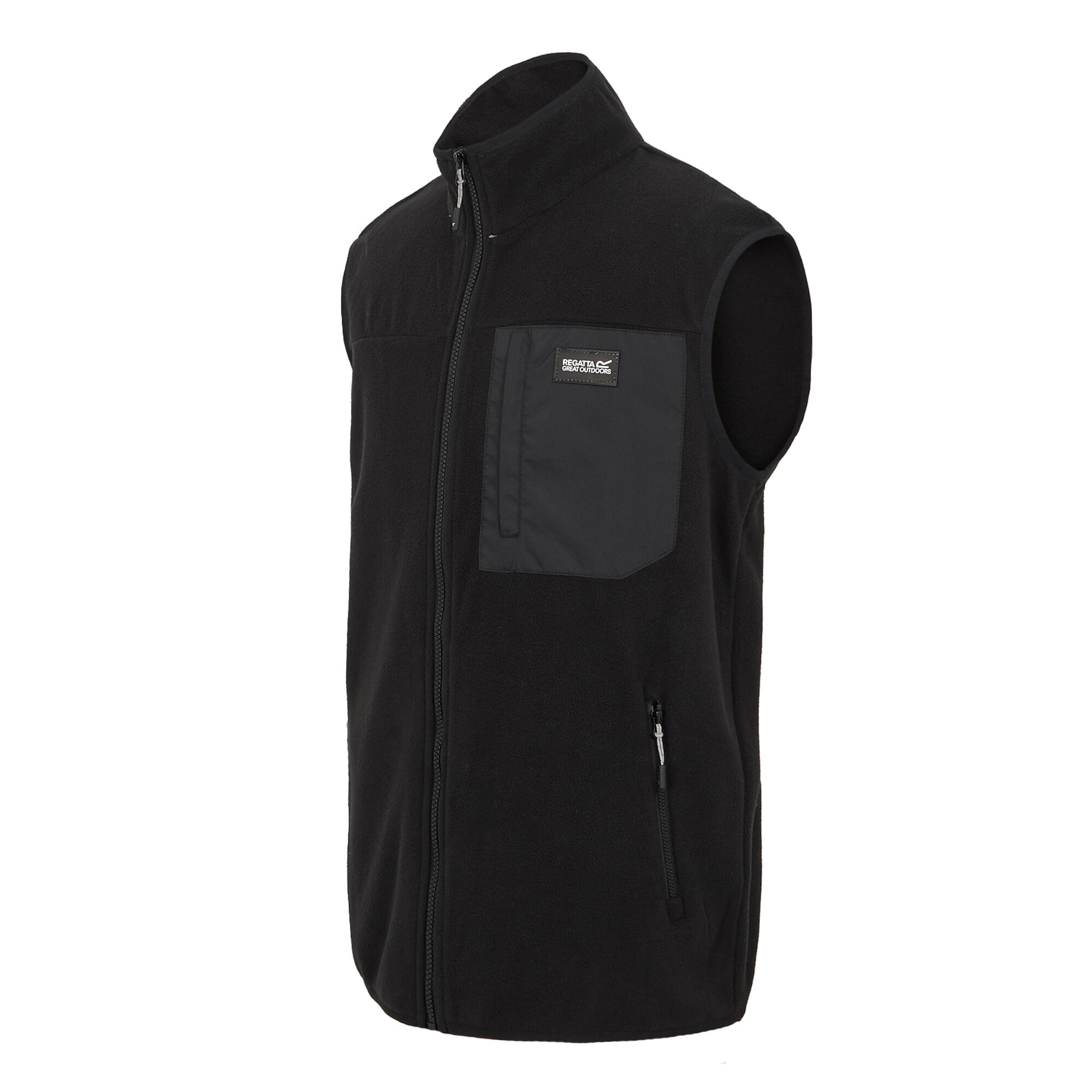Men's Frankie Fleece Gilet | Black