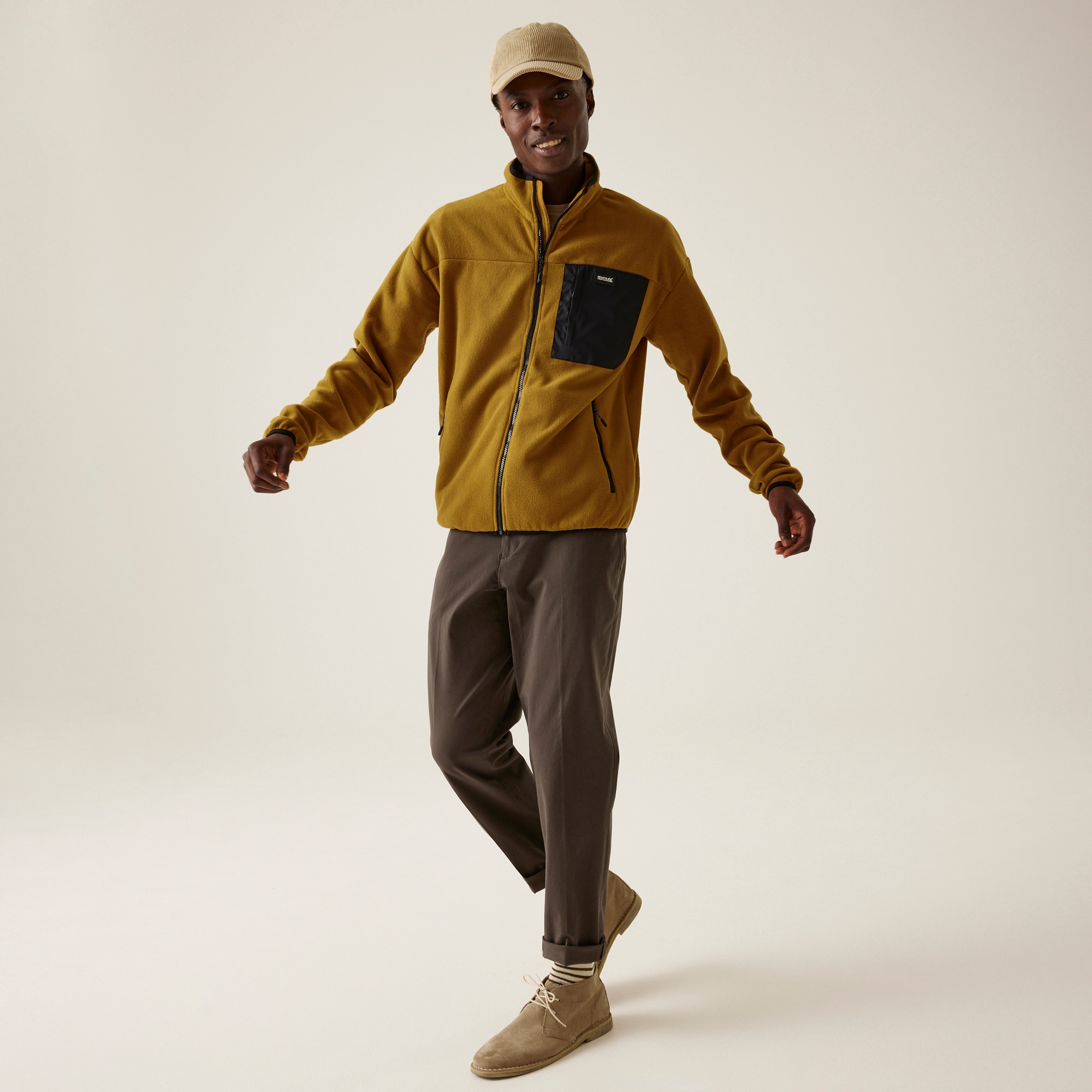 Men's Frankie Full Zip Fleece | Cumin
