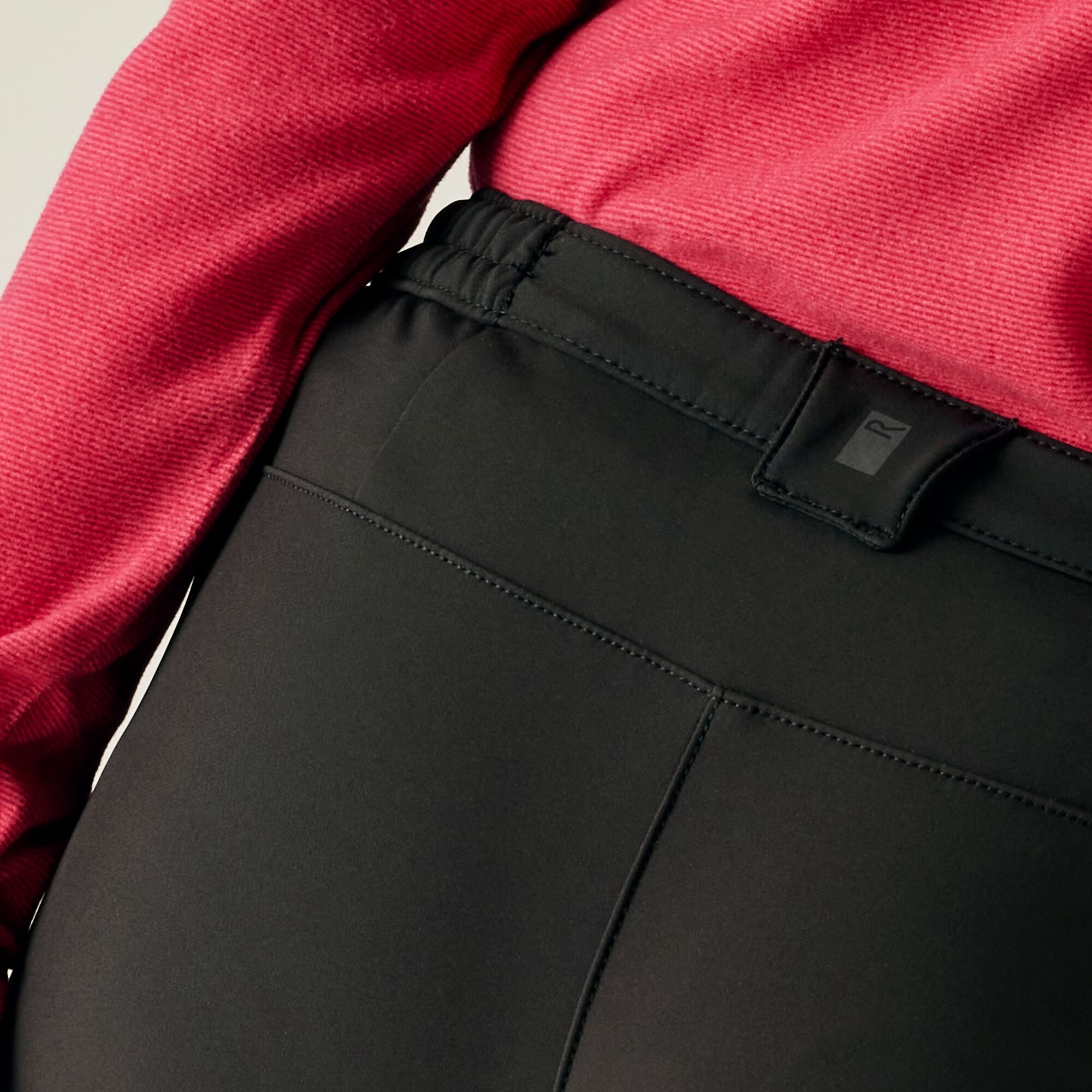 Kids' Highton Stretch Zip Off Walking Trousers | Black