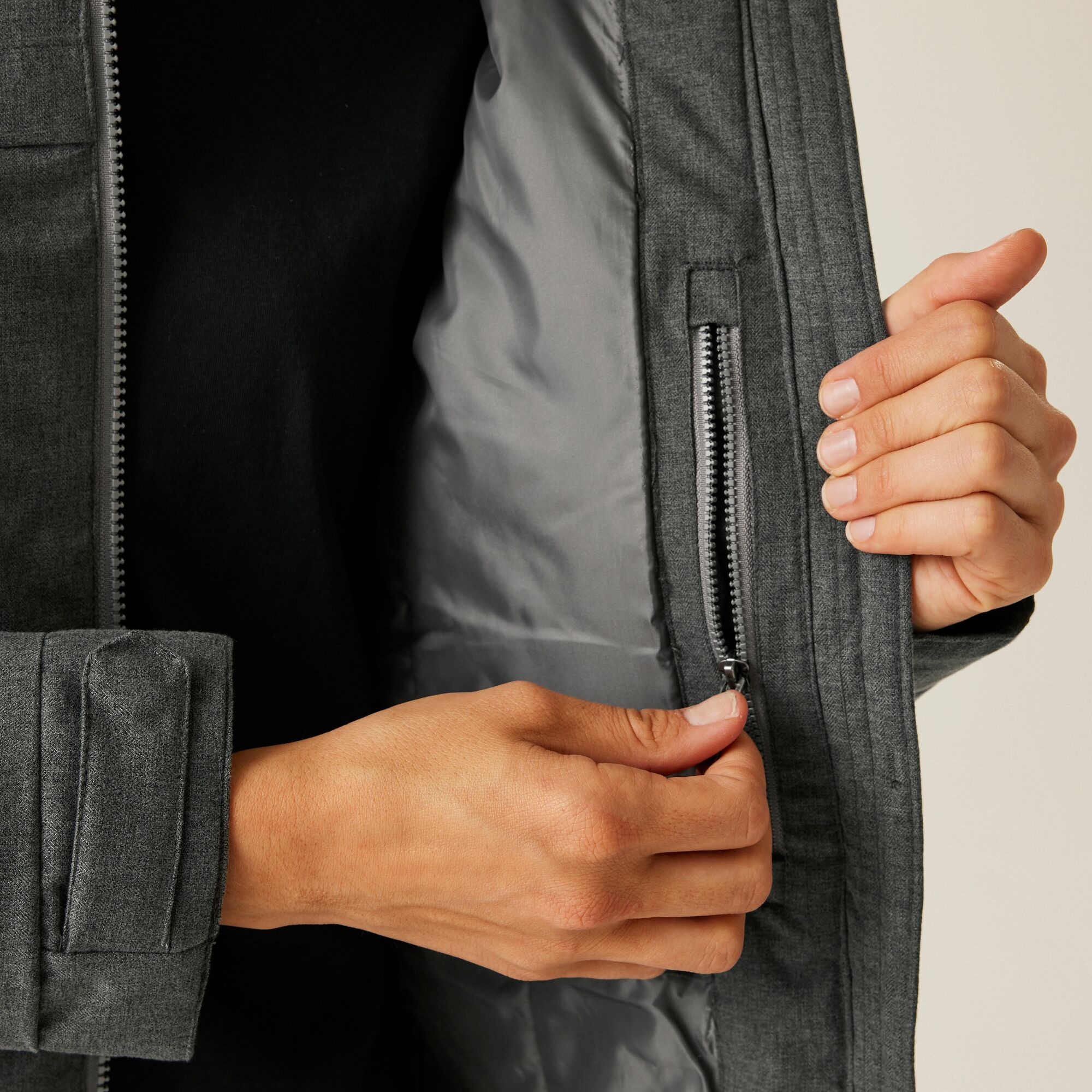 Women's Romine II Waterproof Parka Jacket | Grey Sky Marl Black