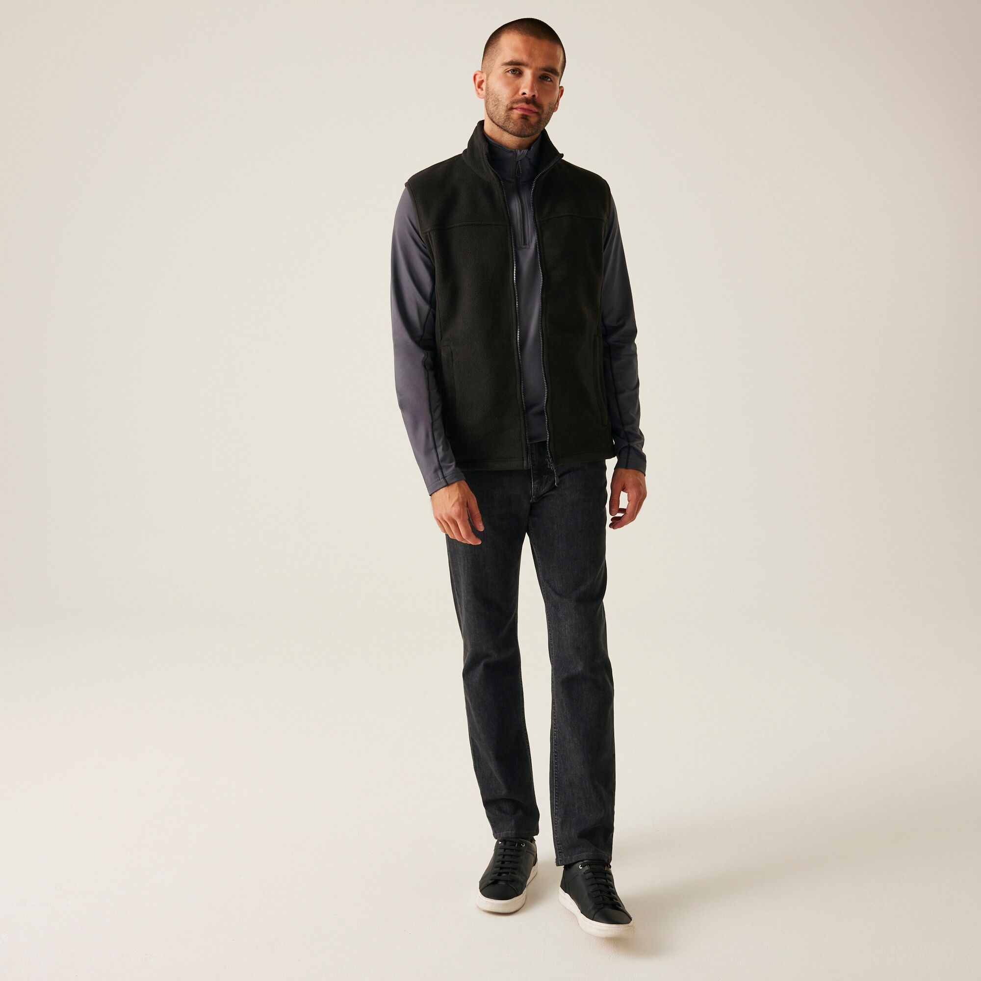 Men's Haber II Fleece Bodywarmer | Black