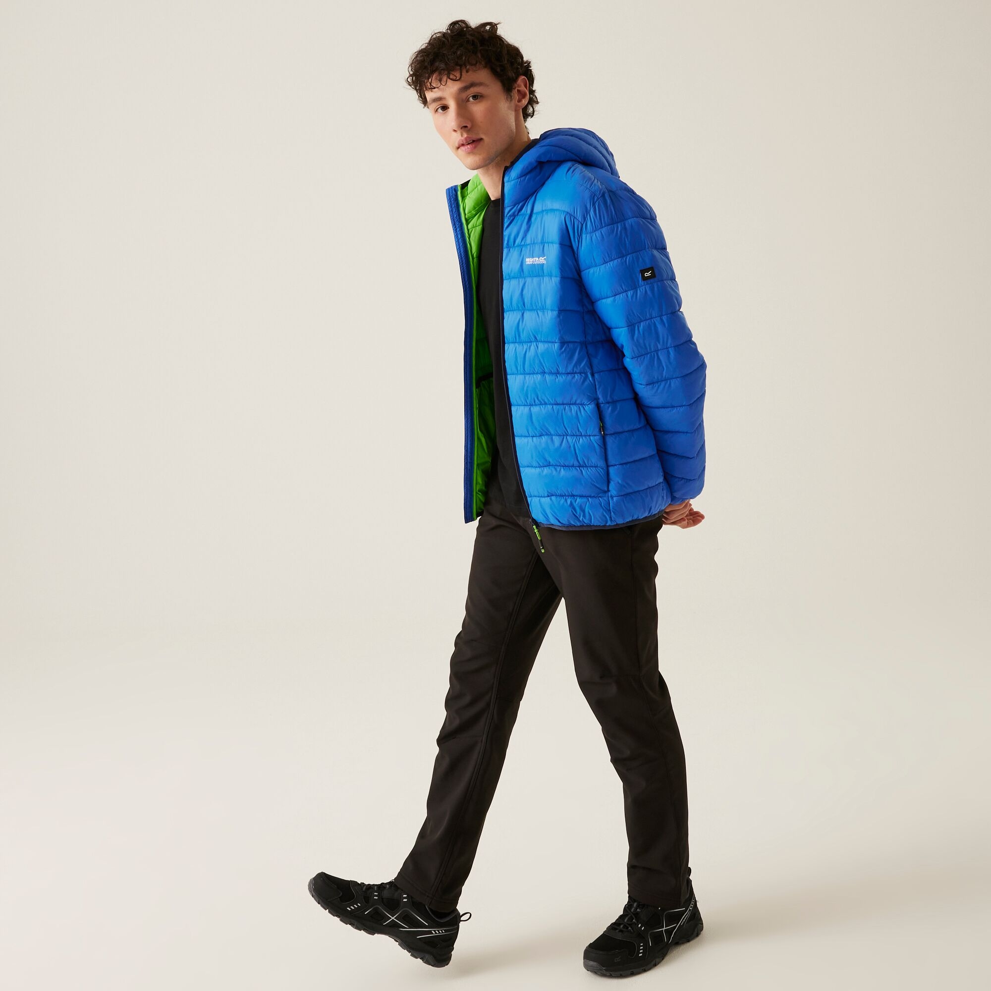 Men's Hooded Marizion Padded Jacket | Olympian Blue Green Flash
