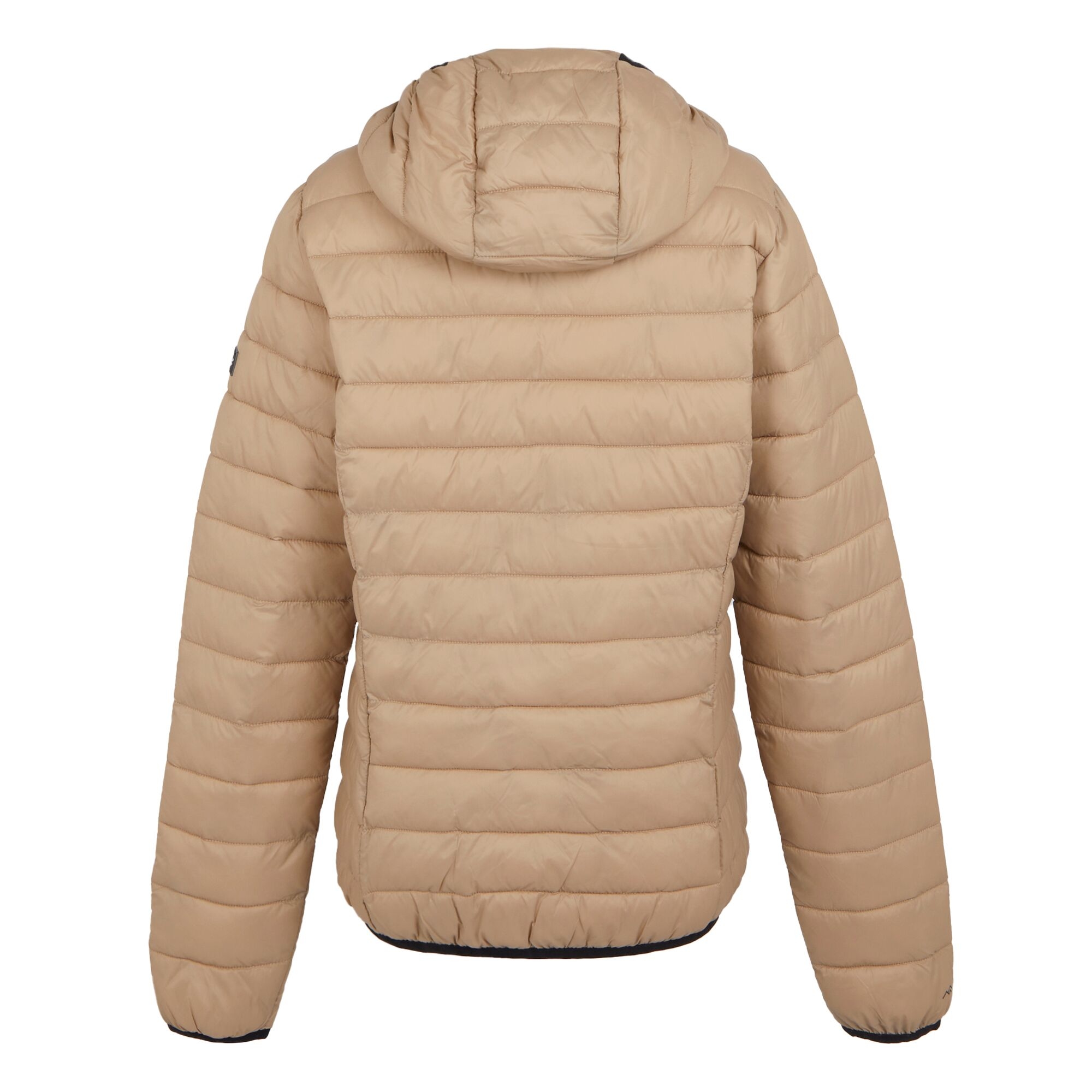Women's Hooded Marizion Quilted Jacket | Warm Taupe Bueno